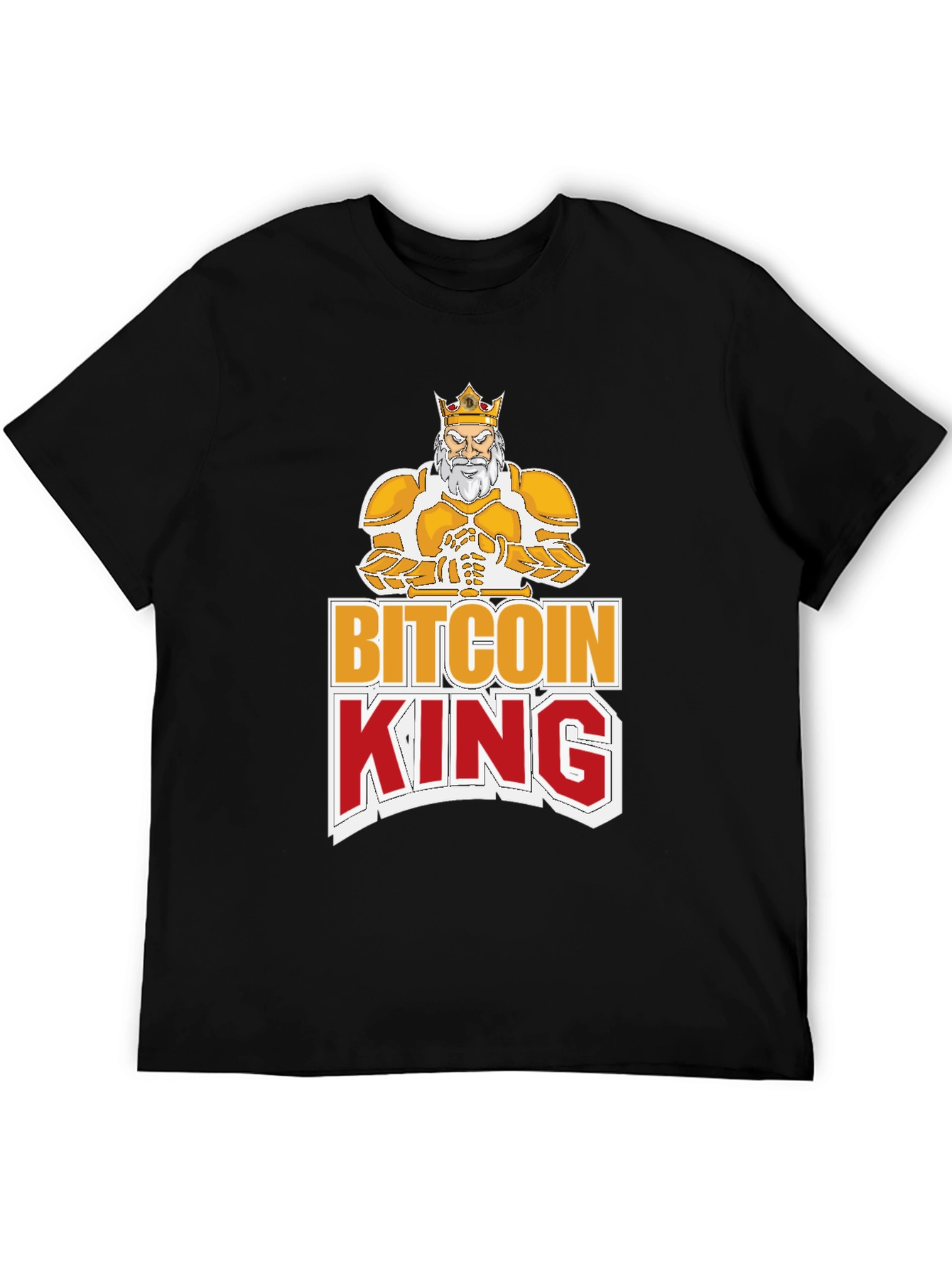 Bitcoin King Graphic T-Shirt - Crypto Currency Tee