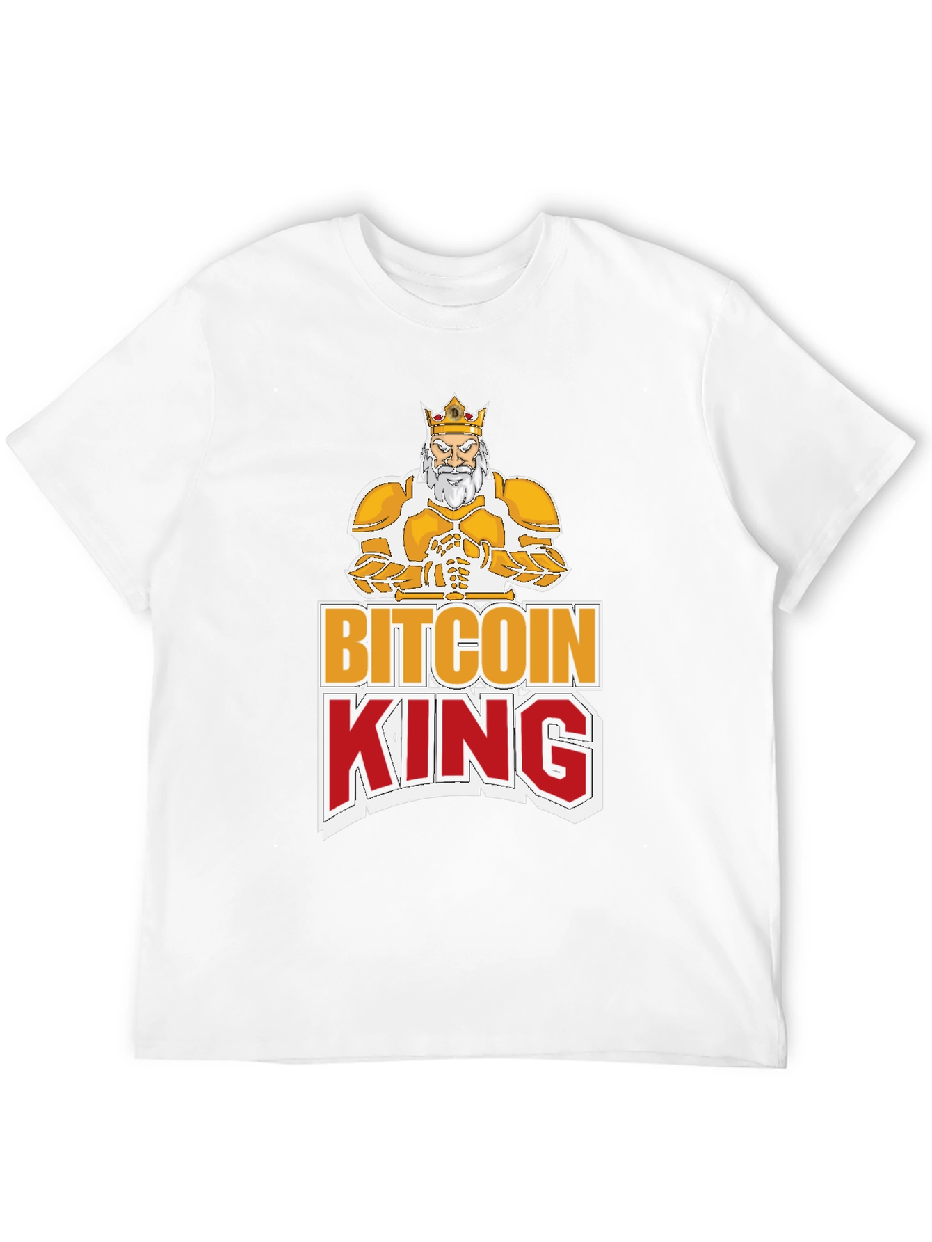 Bitcoin King Graphic T-Shirt - Crypto Currency Tee
