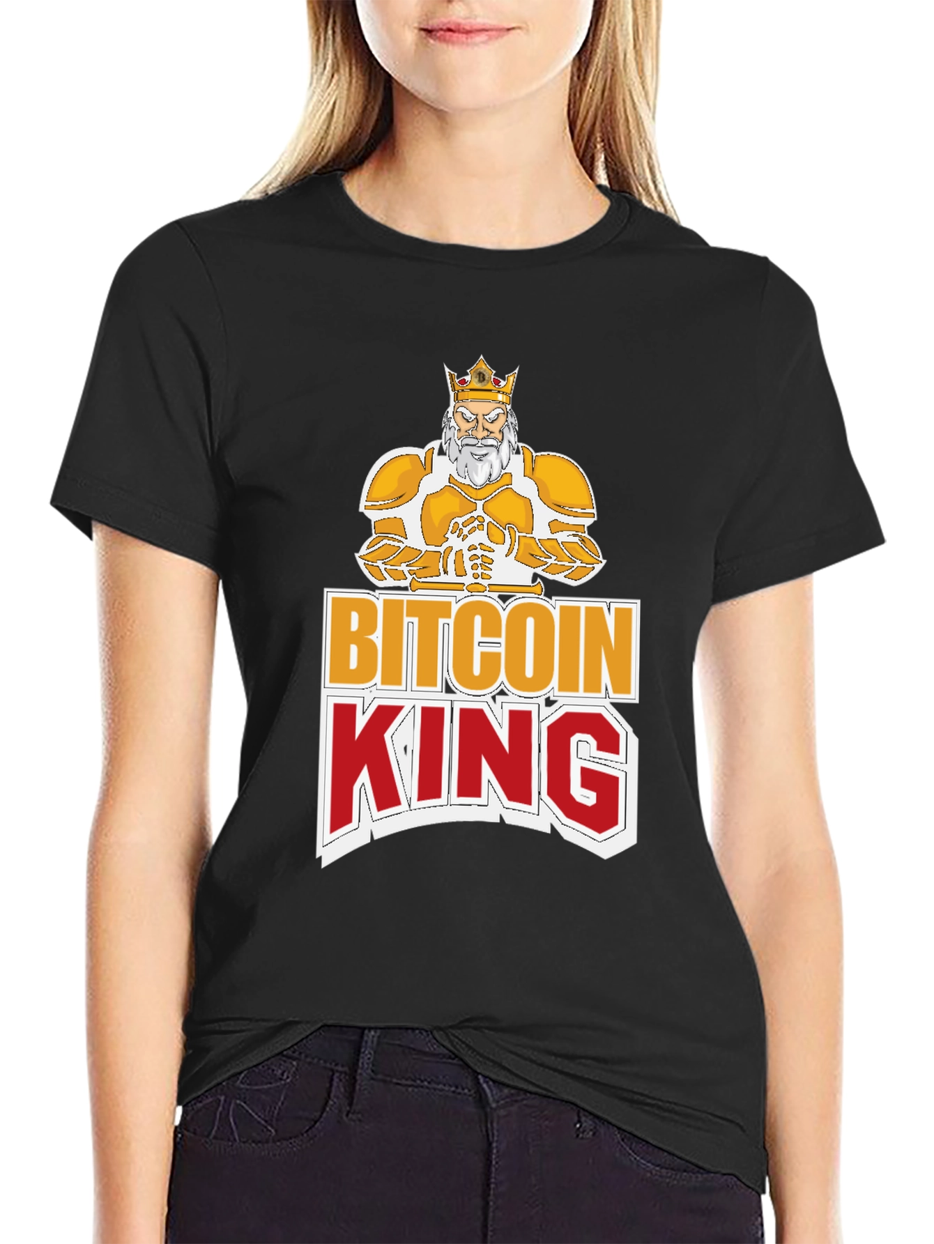 Bitcoin King Graphic T-Shirt - Crypto Currency Tee