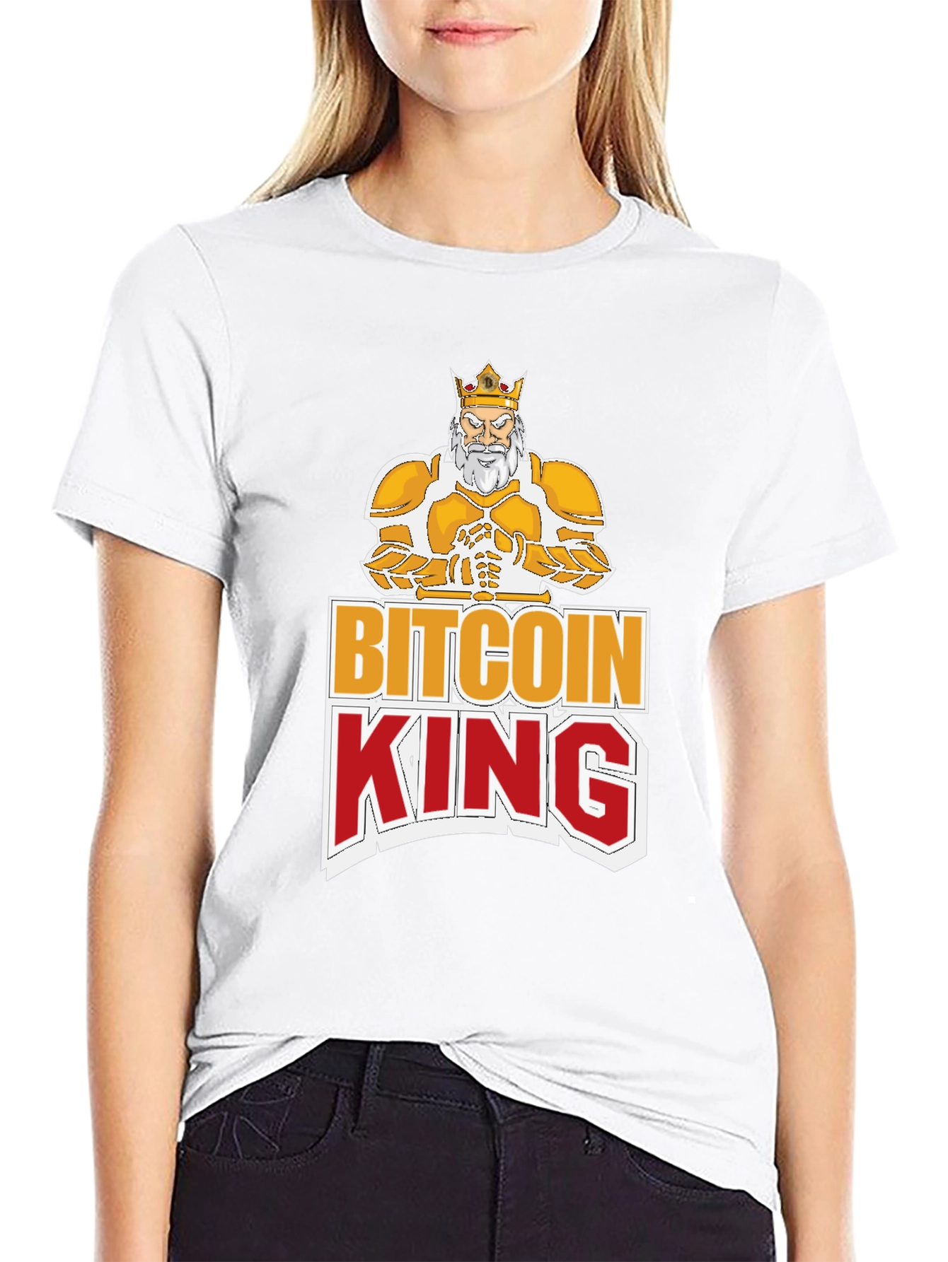Bitcoin King Graphic T-Shirt - Crypto Currency Tee