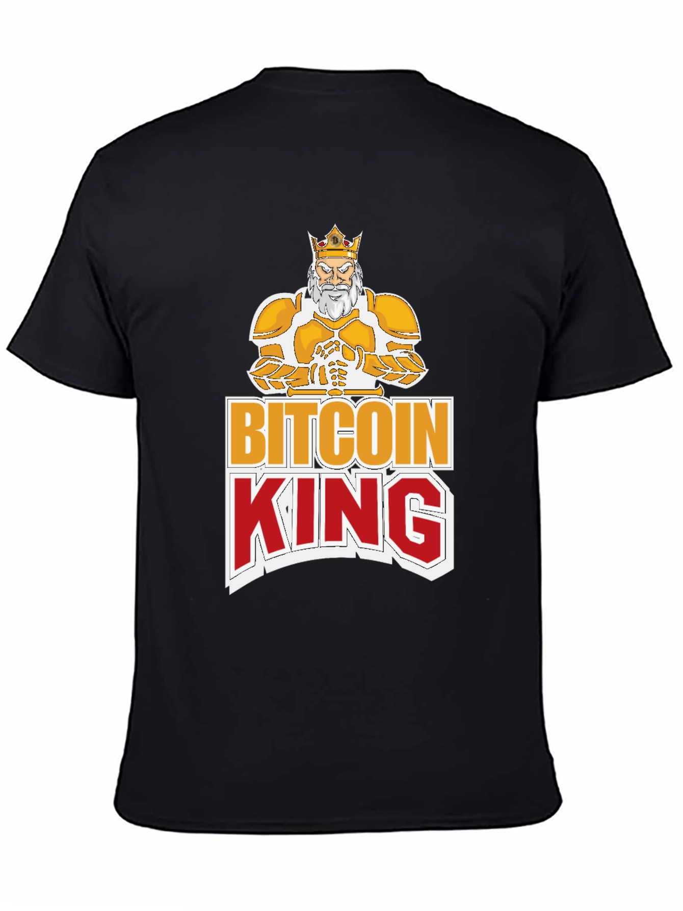 Bitcoin King Graphic T-Shirt - Crypto Currency Tee