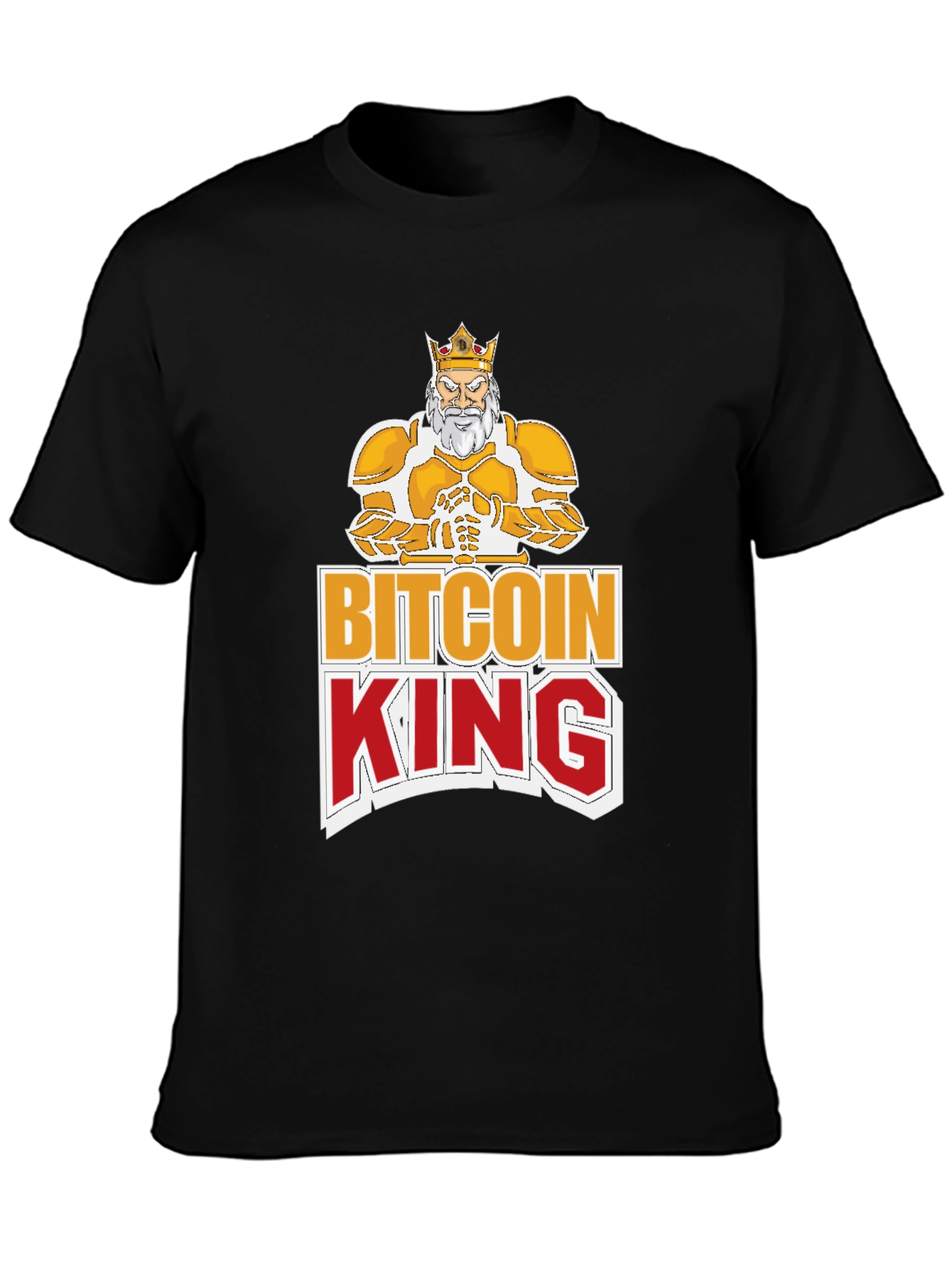 Bitcoin King Graphic T-Shirt - Crypto Currency Tee