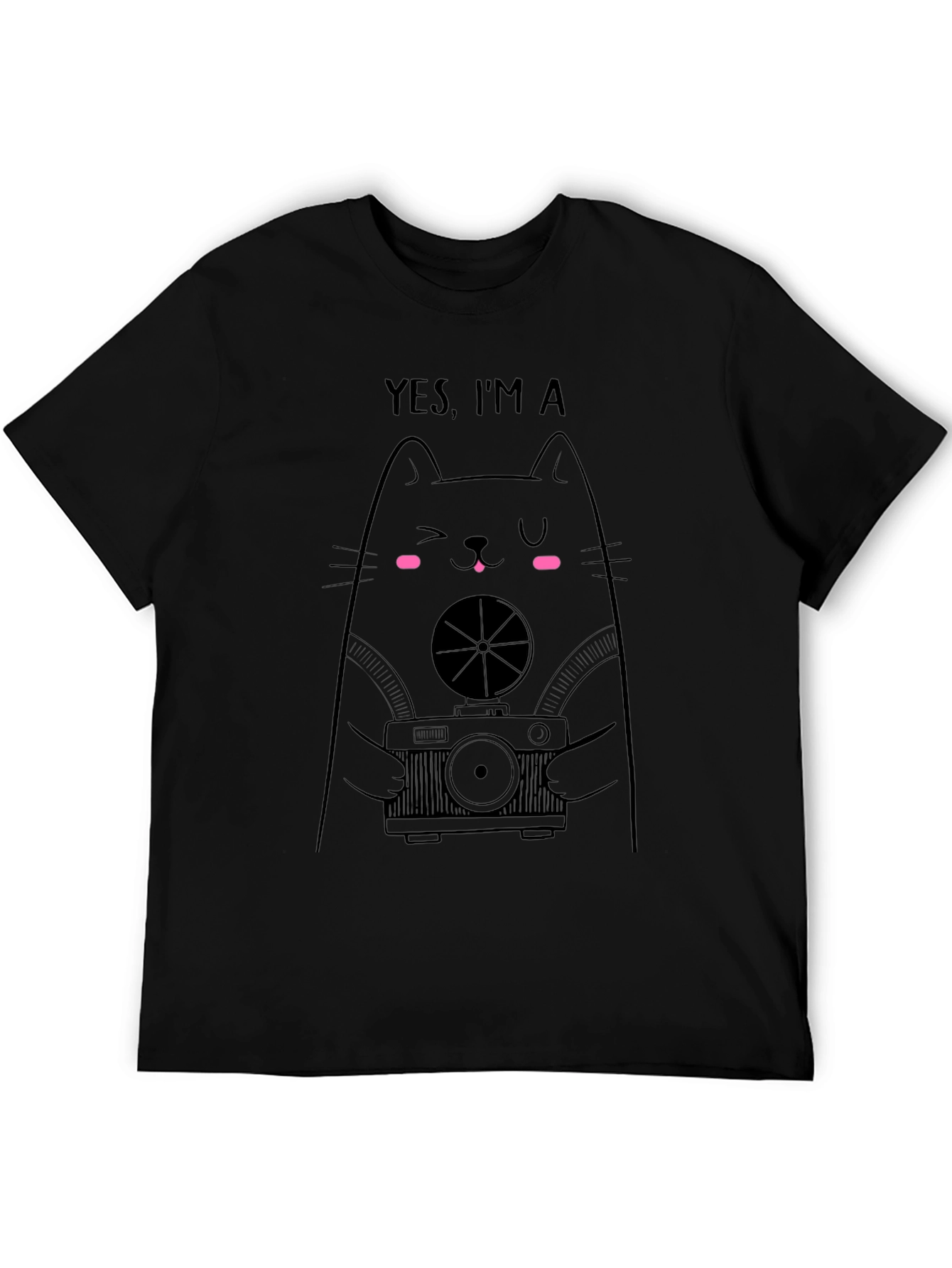 Cat Photographer Graphic T-Shirt - Funny Tee