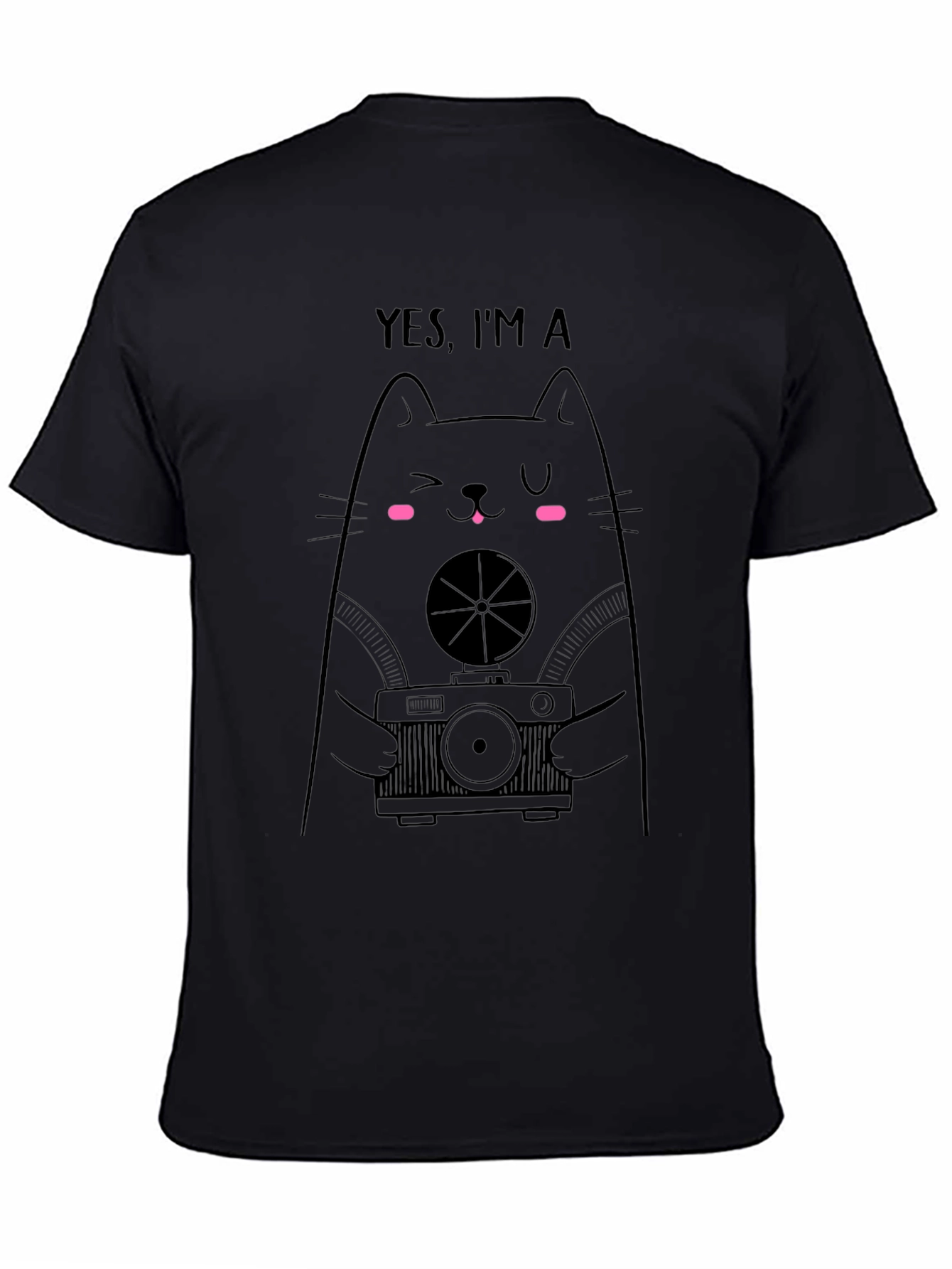 Cat Photographer Graphic T-Shirt - Funny Tee