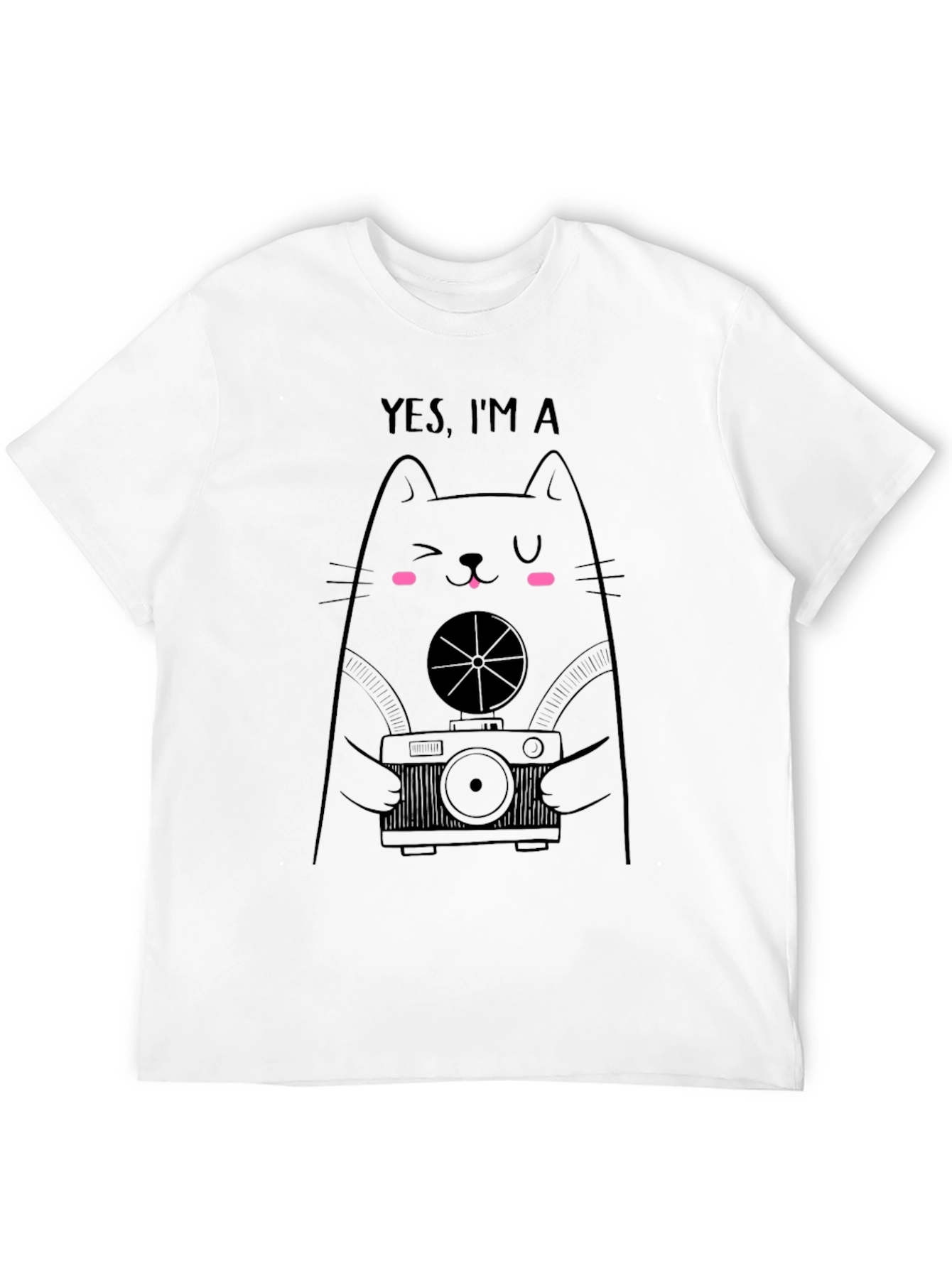 Cat Photographer Graphic T-Shirt - Funny Tee