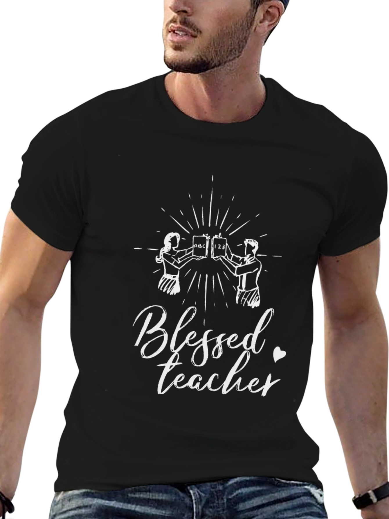 Blessed Teacher Graphic T-Shirt Teacher Appreciation Tee
