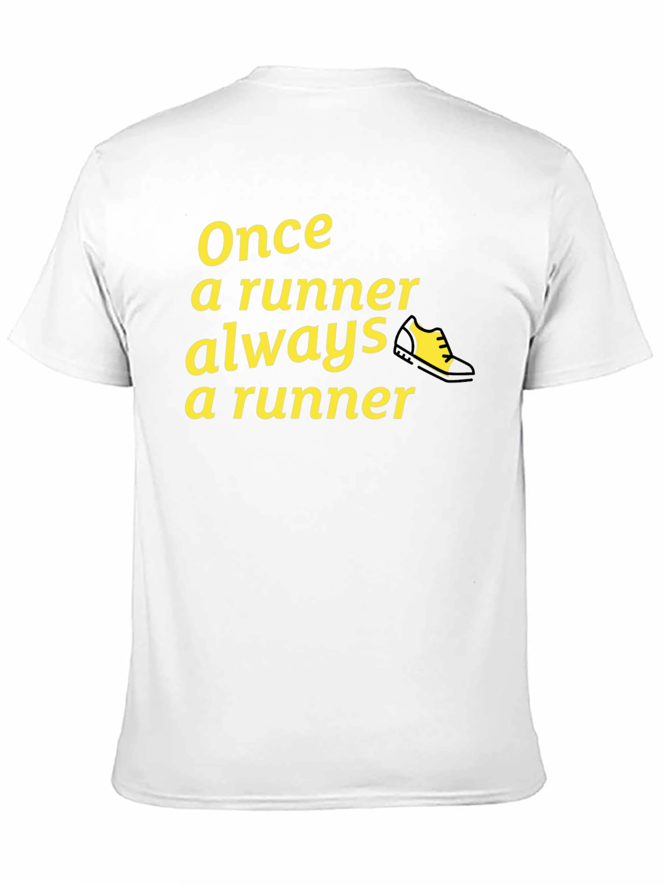 Once a Runner T-Shirt - Black Athletic Tee