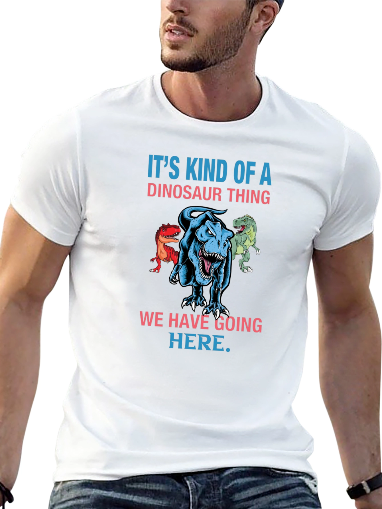 Dinosaur Graphic T-Shirt - Unique Dino Design