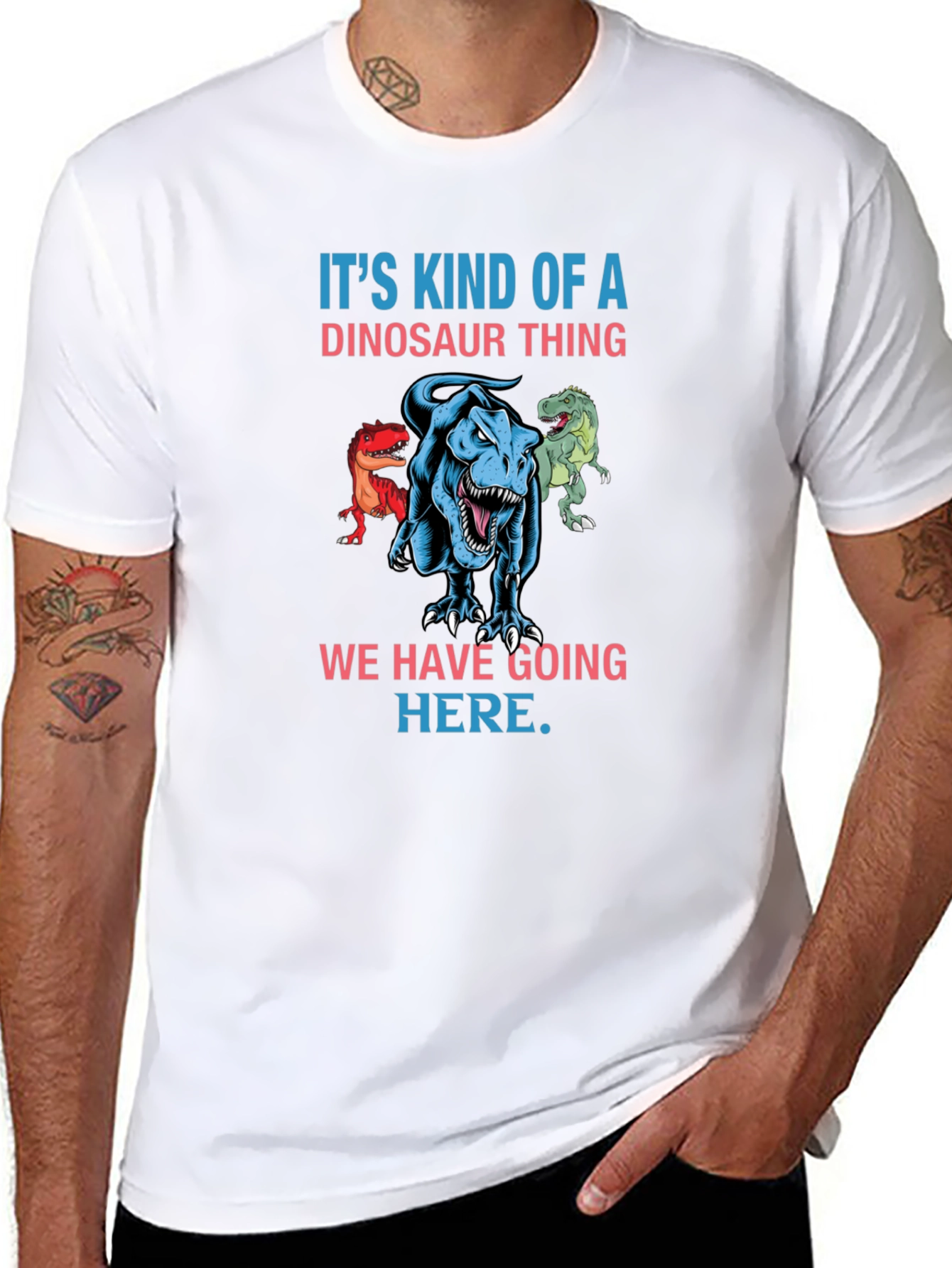 Dinosaur Graphic T-Shirt - Unique Dino Design