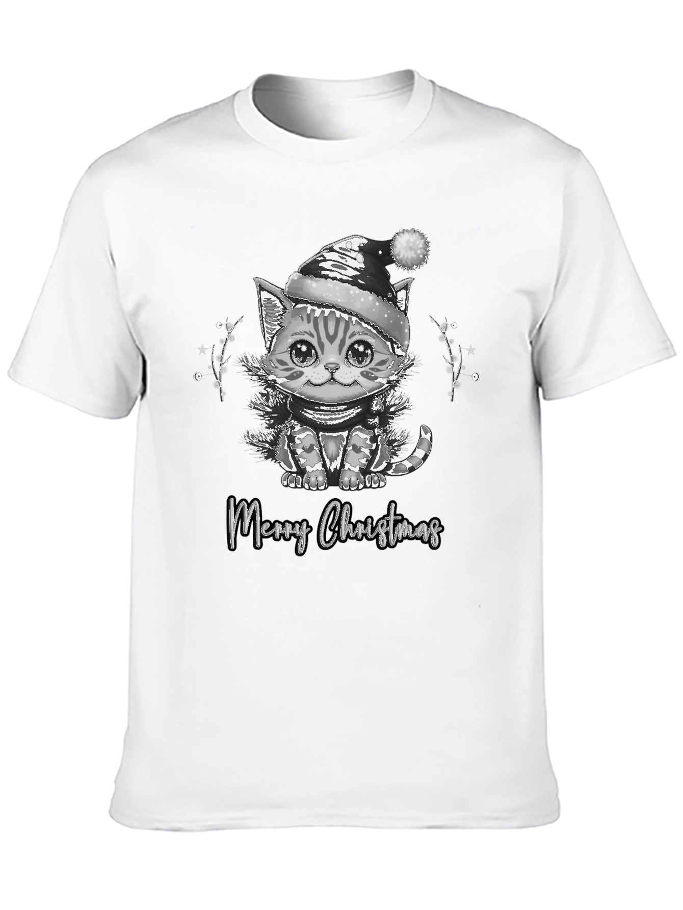 Merry Christmas Cat T-Shirt