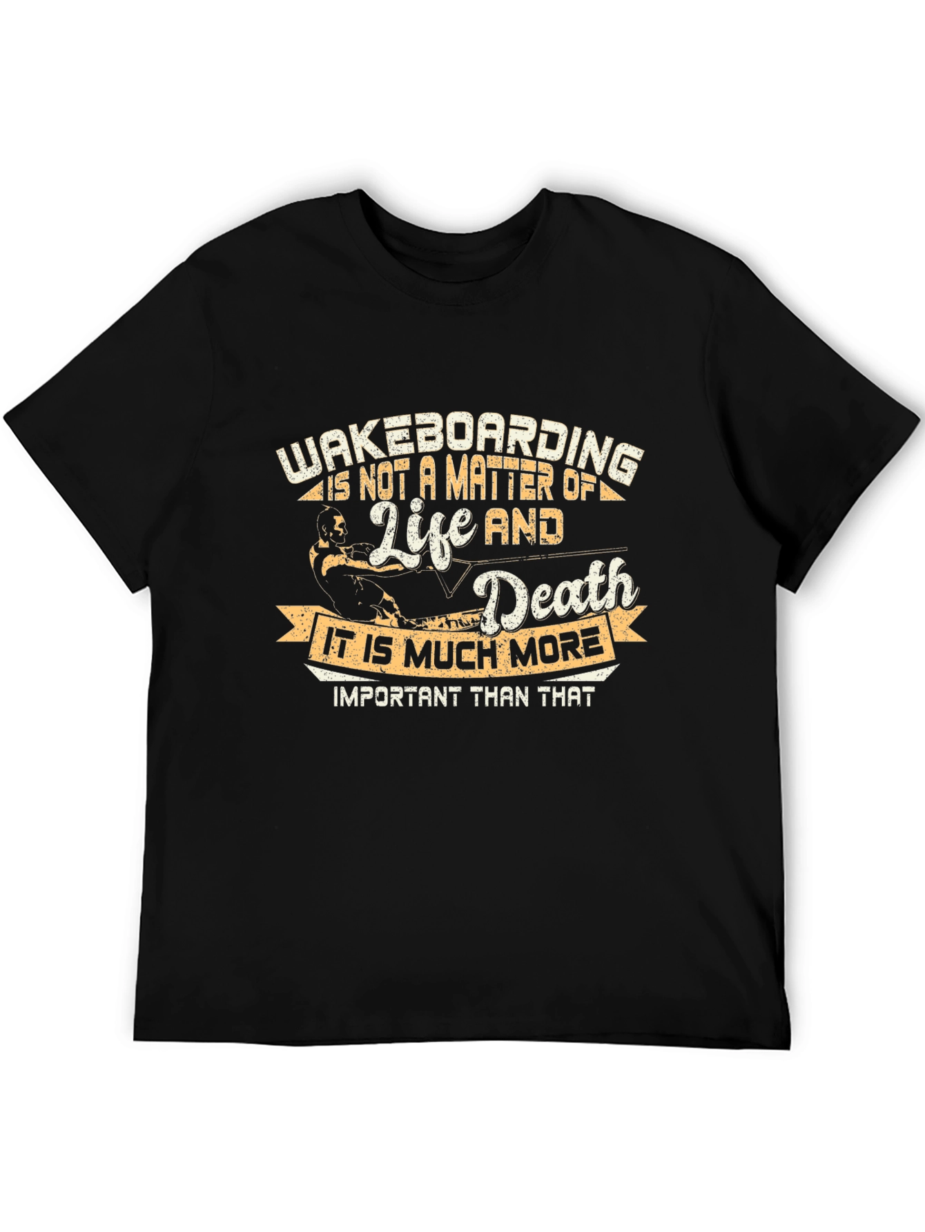 Wakeboarding Life and Death Graphic Tee