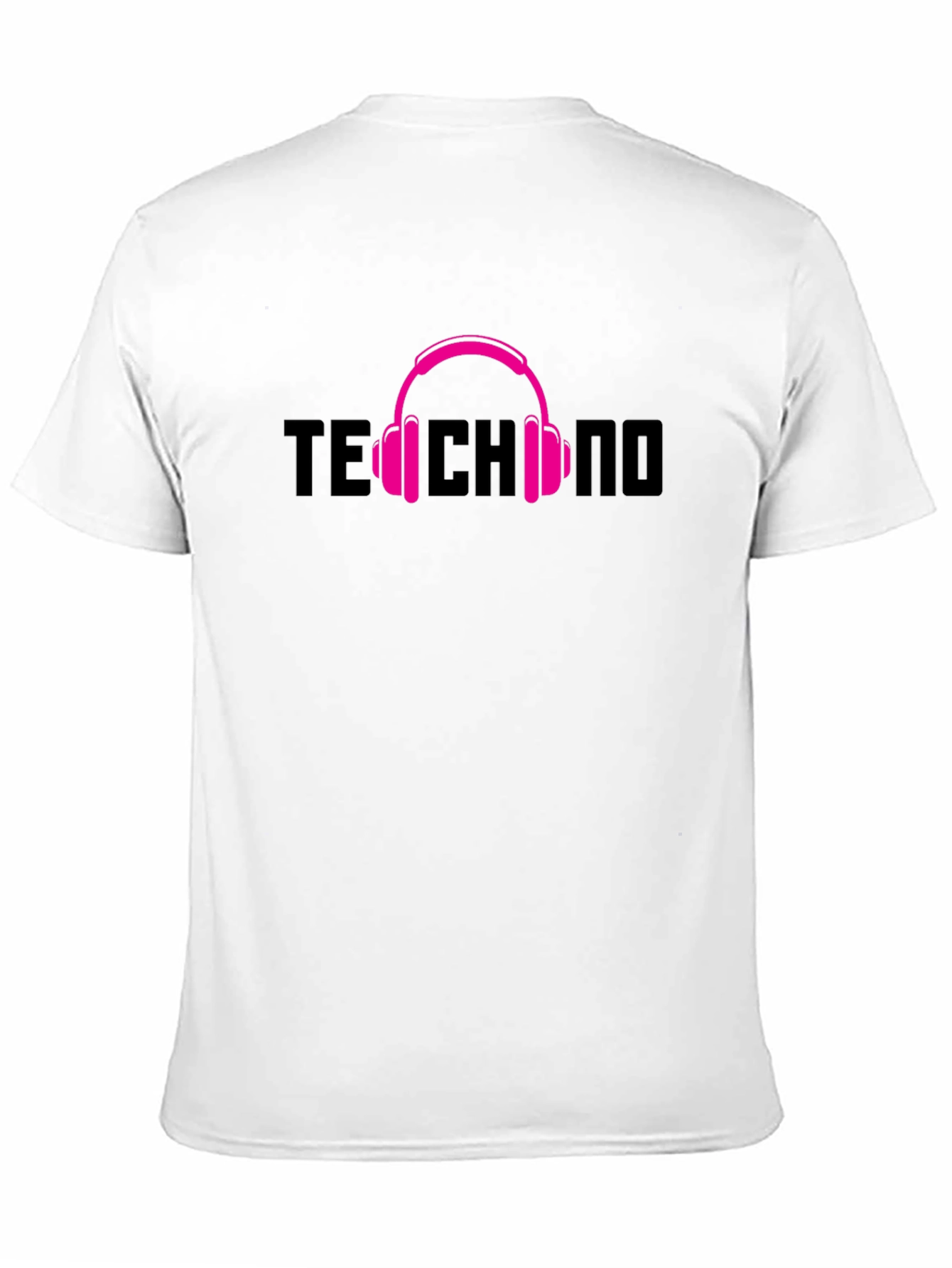 Techno Music Headphone Graphic T-Shirt
