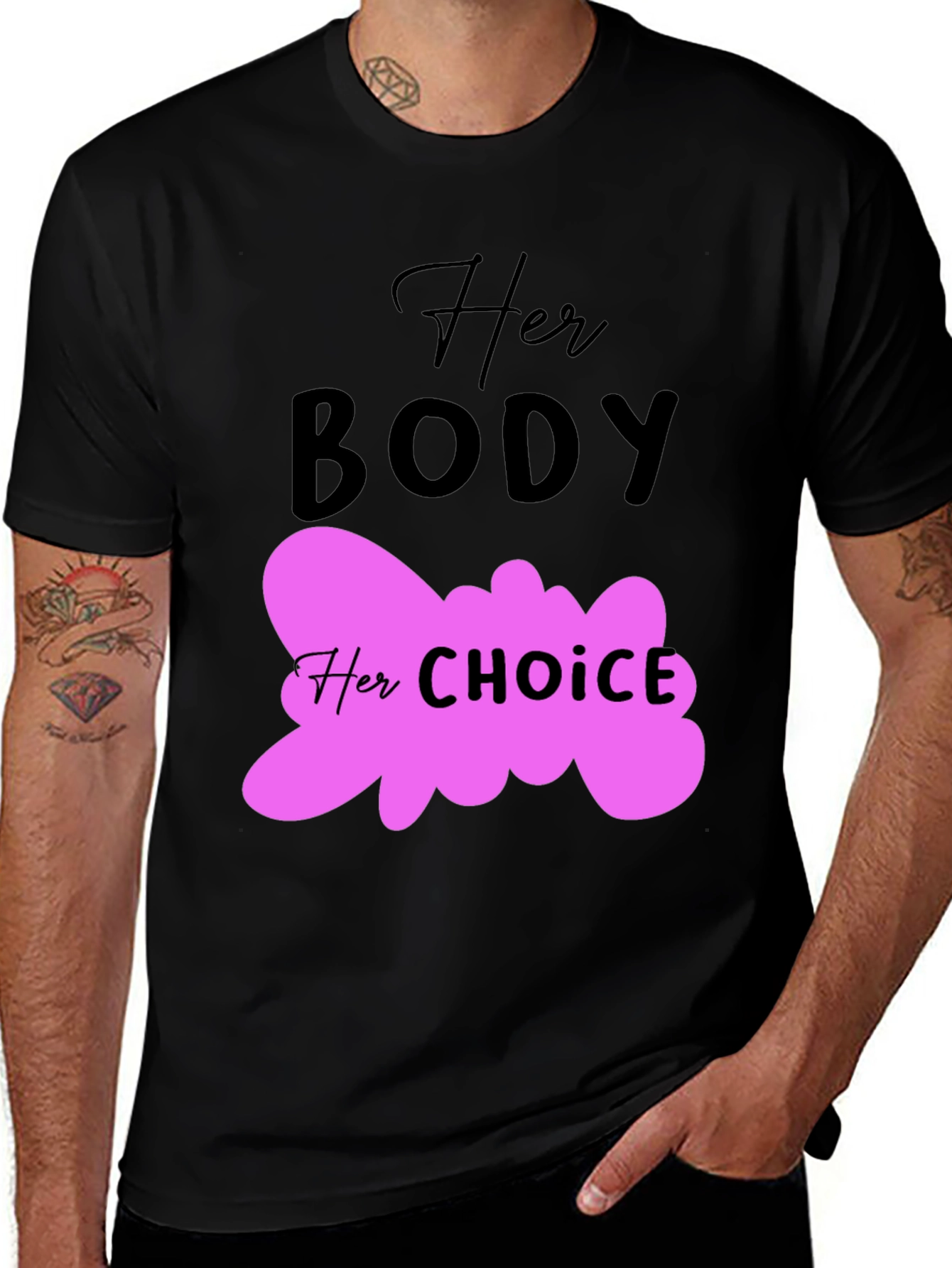 Her Body Her Choice T-Shirt Pro-Choice Tee