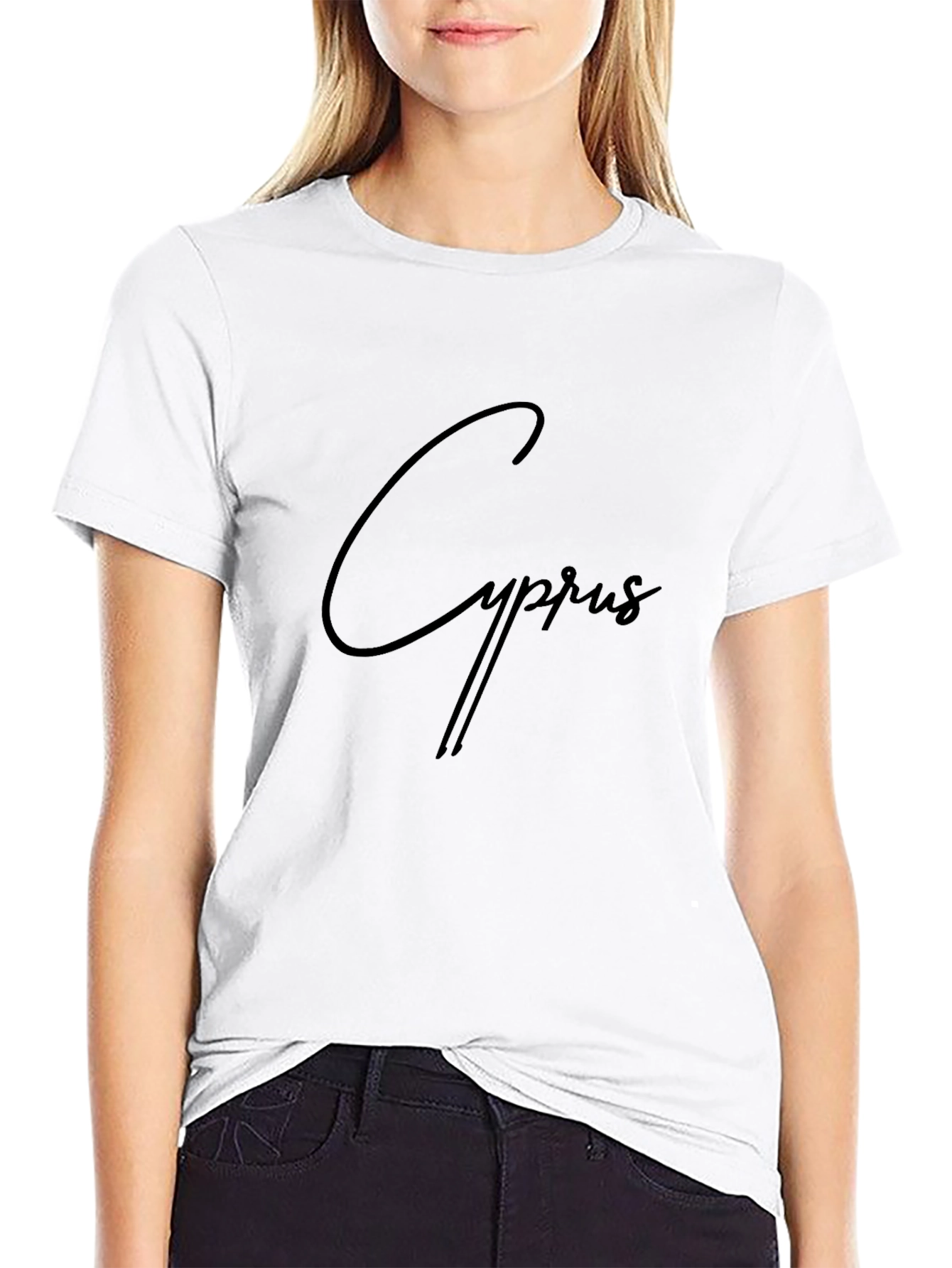 Cyprus Black T-Shirt - Stylish Casual Wear