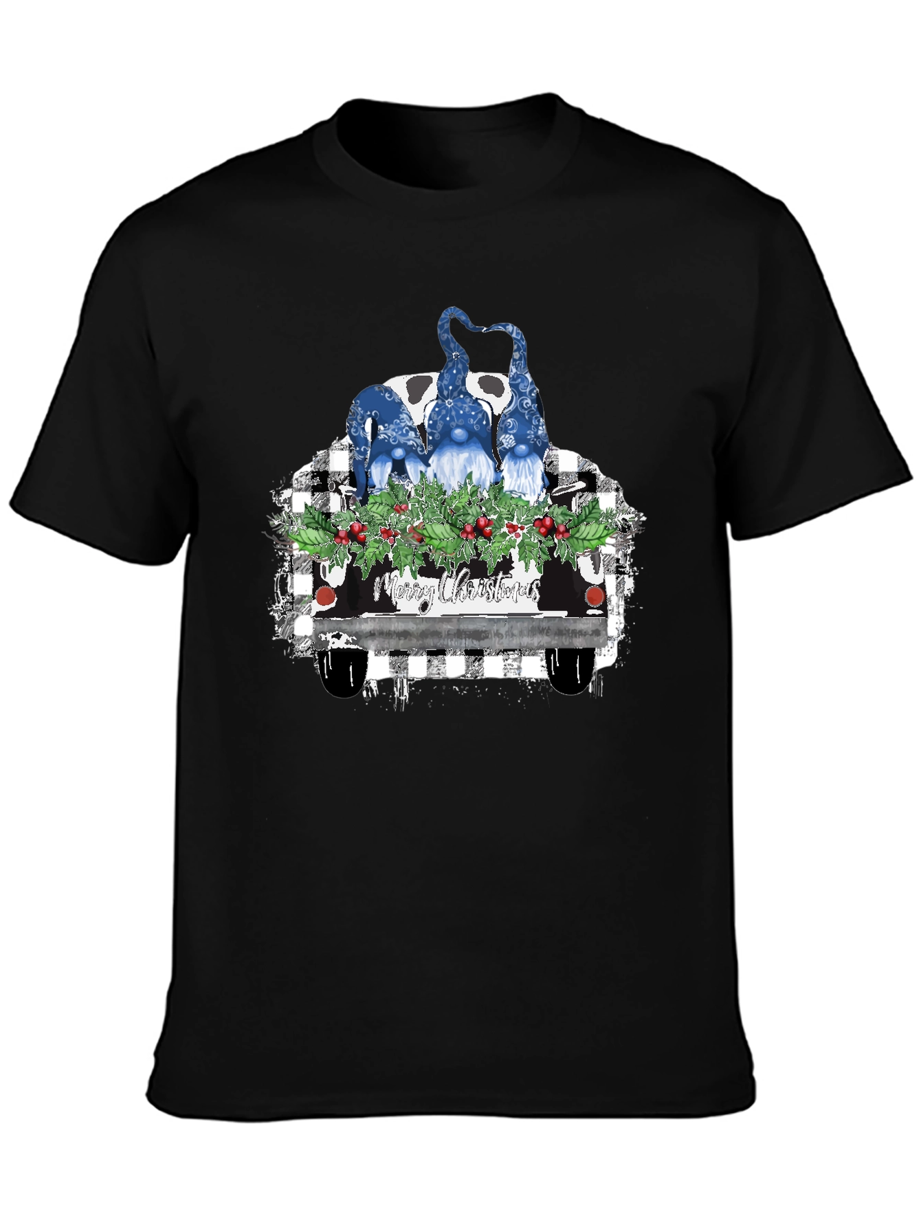 Merry Christmas Gnomes on Truck T-Shirt