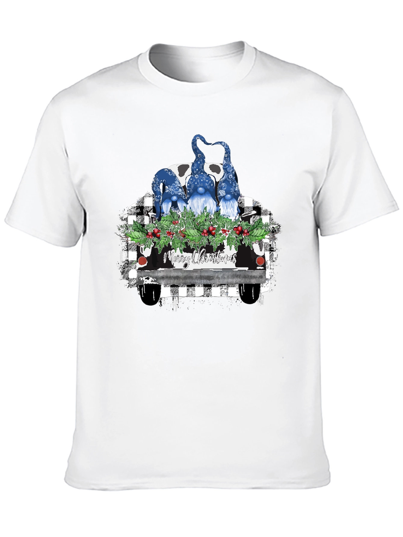 Merry Christmas Gnomes on Truck T-Shirt