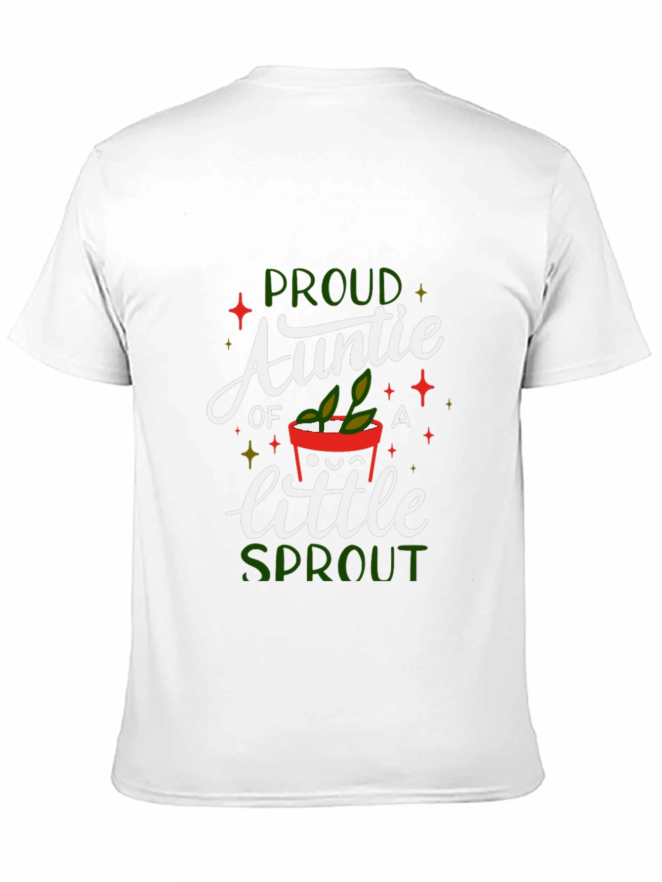 Proud Auntie of a Little Sprout T-Shirt