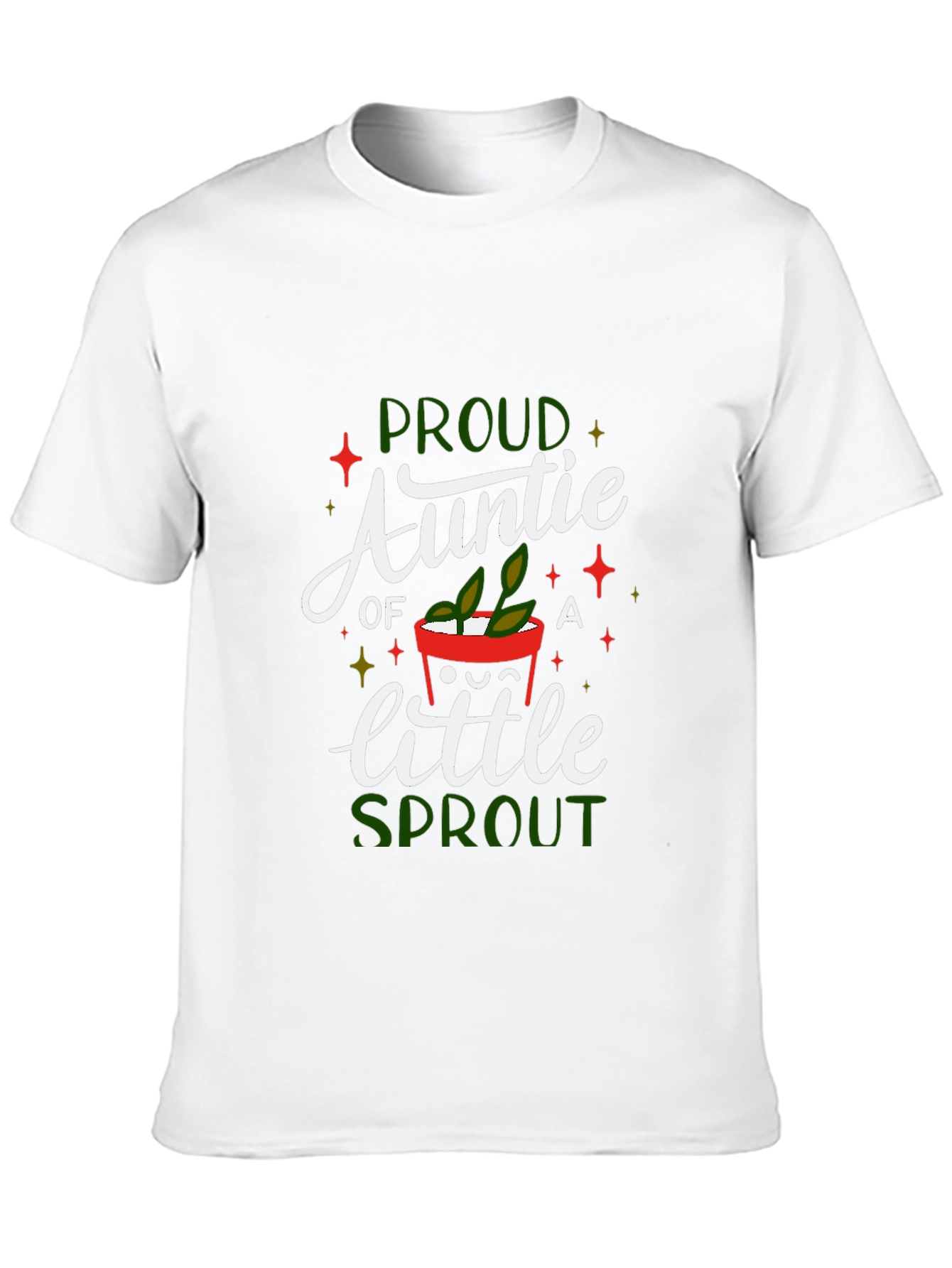 Proud Auntie of a Little Sprout T-Shirt