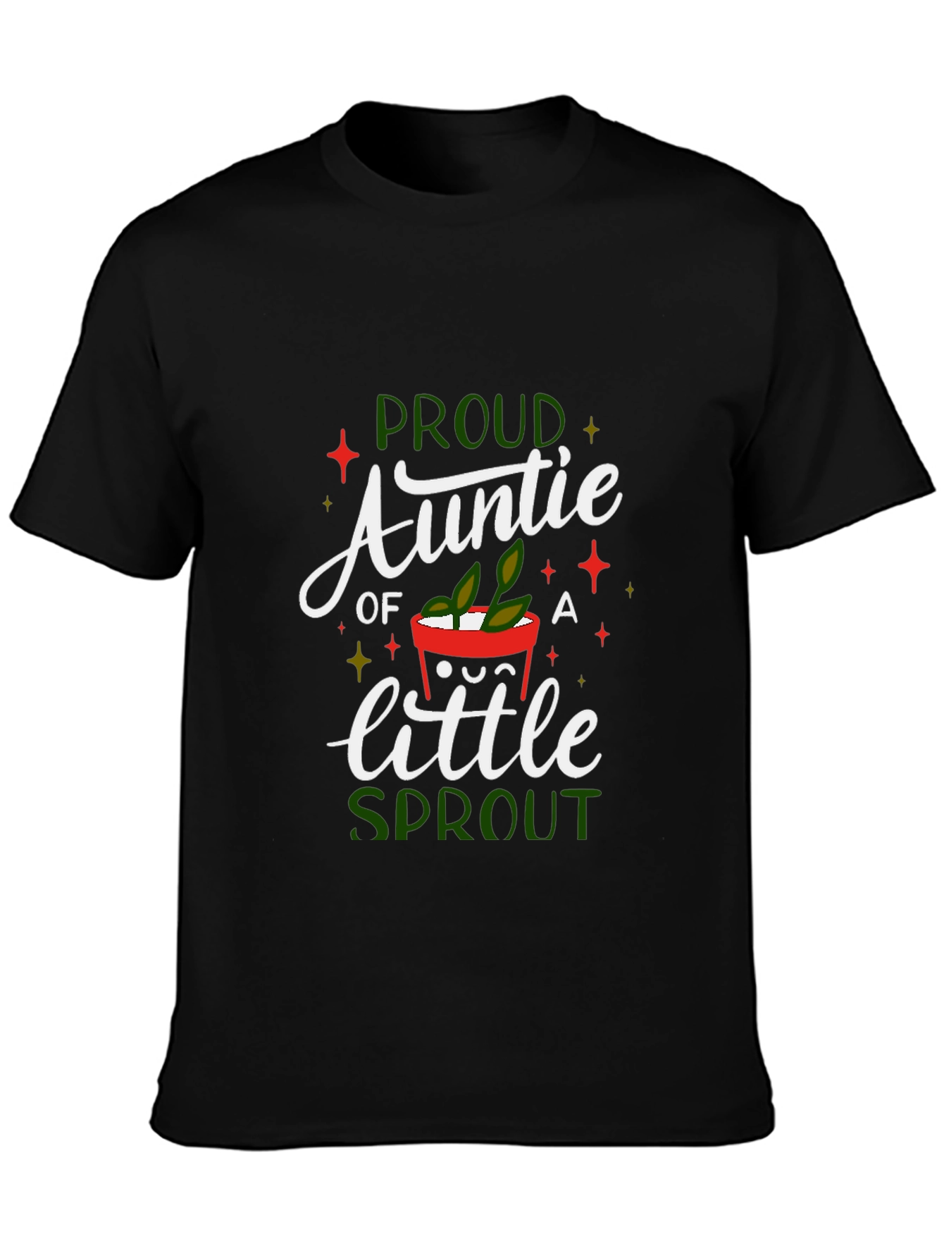 Proud Auntie of a Little Sprout T-Shirt