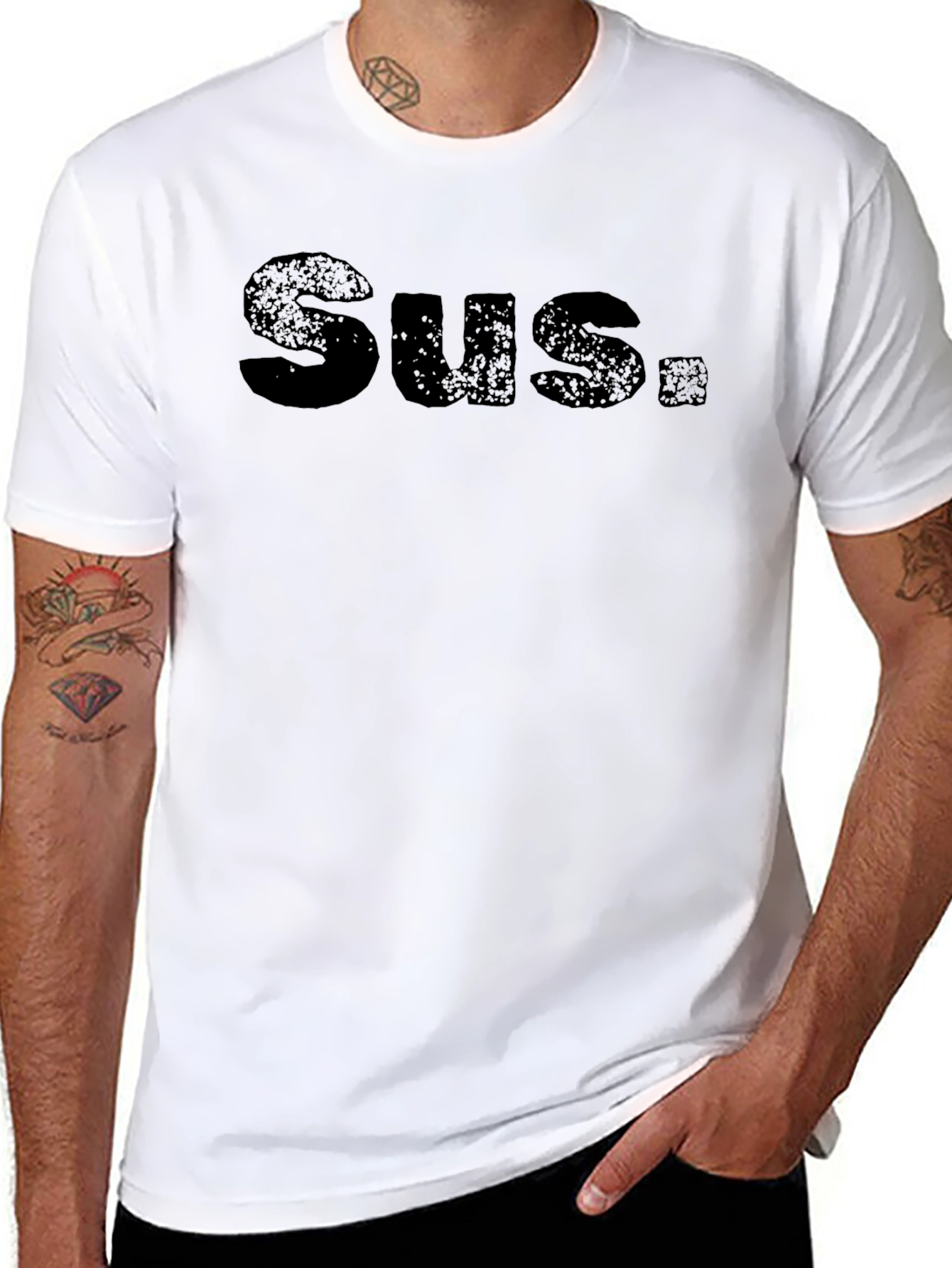 Mens Black Sus T-Shirt
