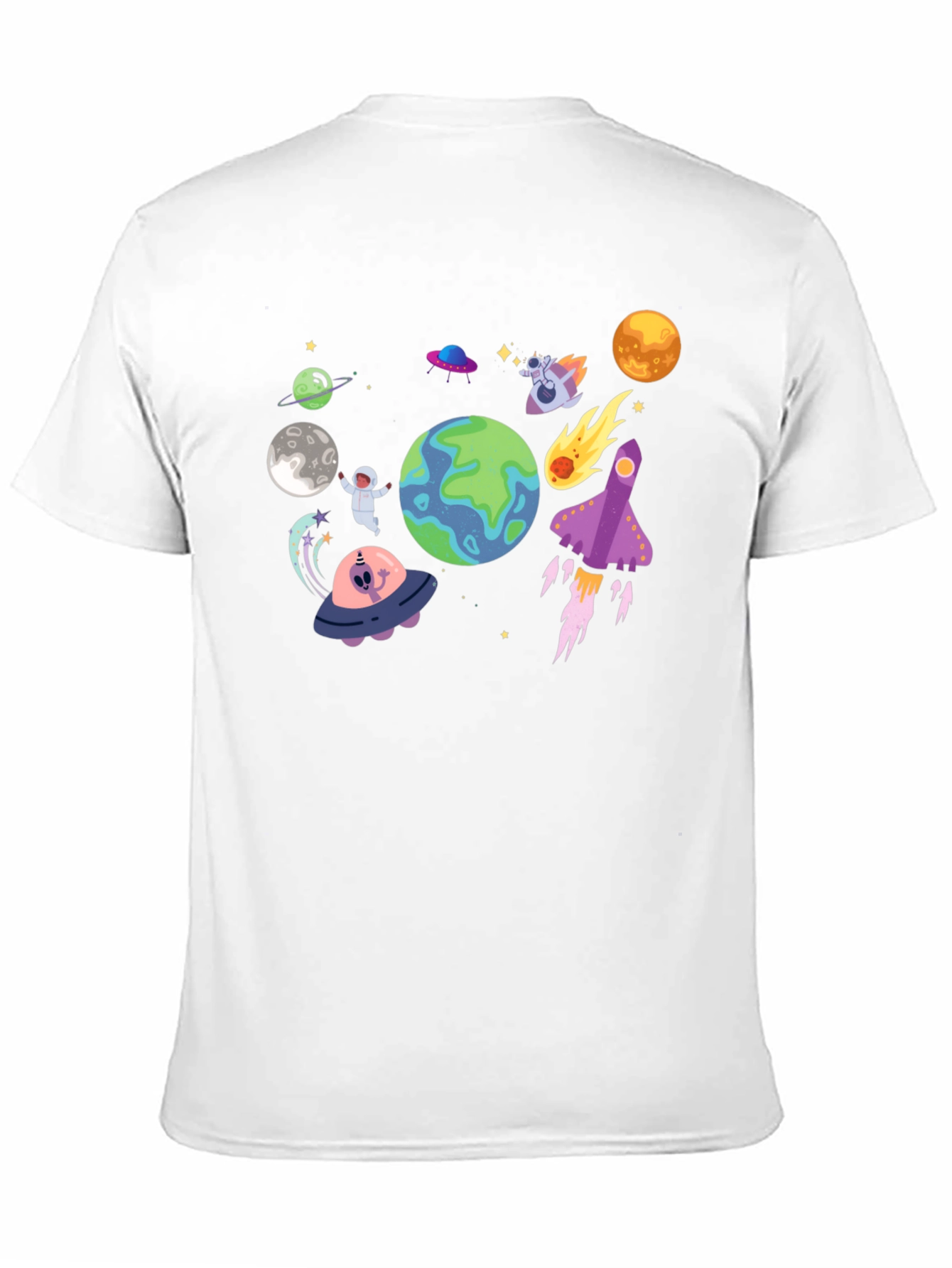 Space Adventure Graphic T-Shirt