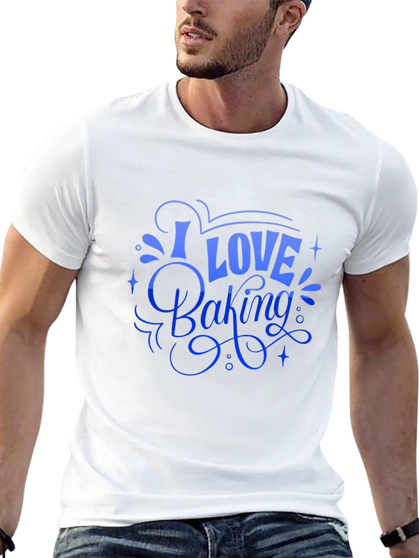I Love Baking Black T-Shirt