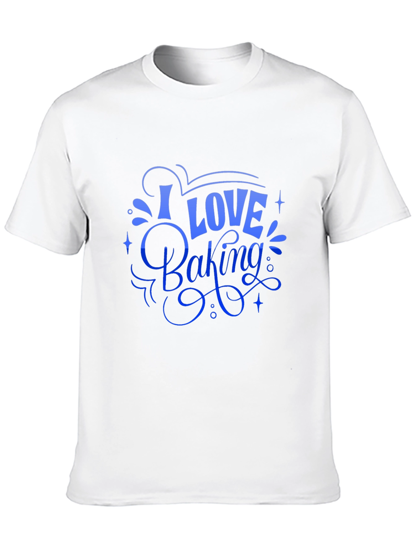 I Love Baking Black T-Shirt
