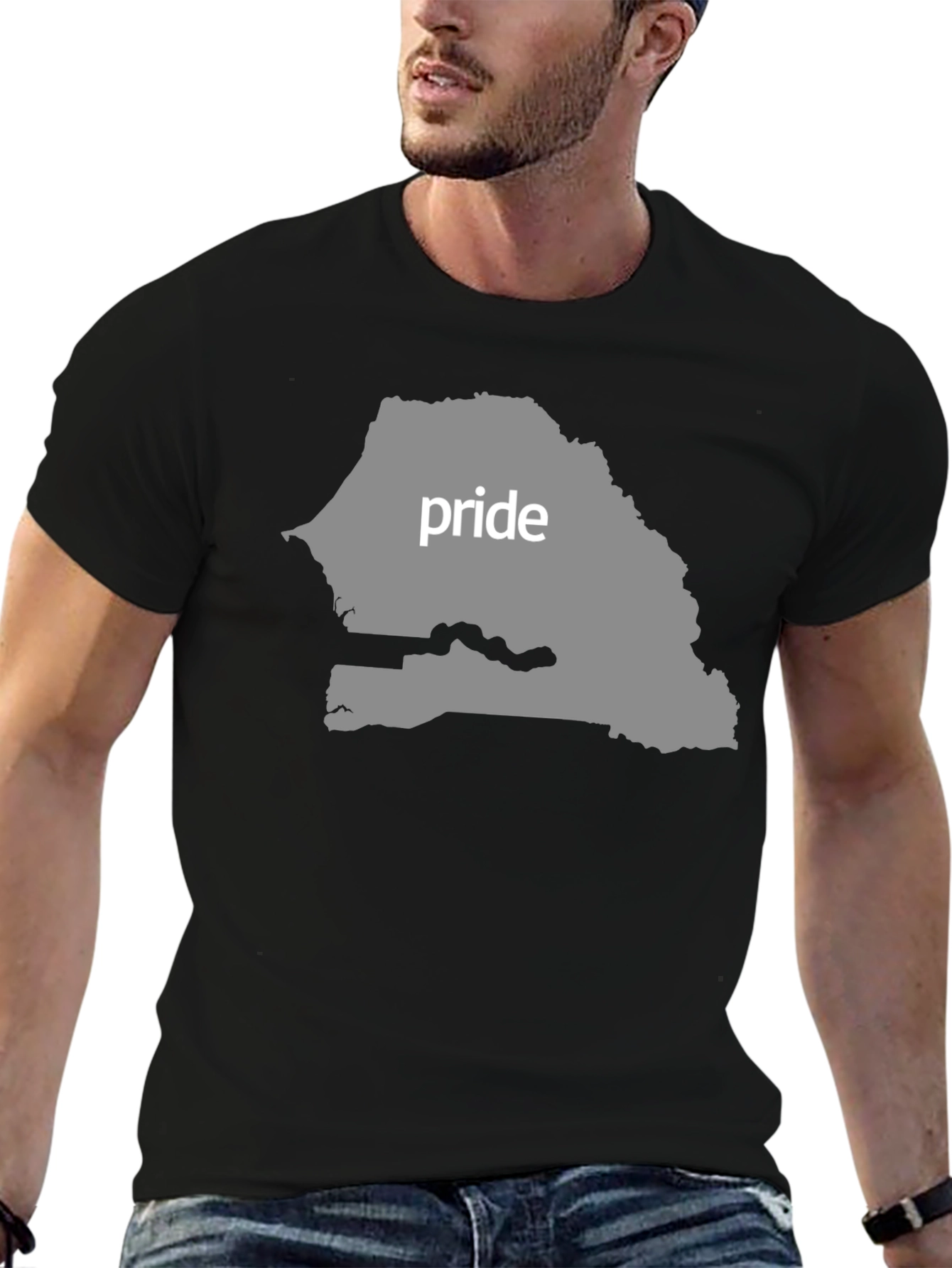 Senegal Pride T-Shirt - Black Cotton Tee