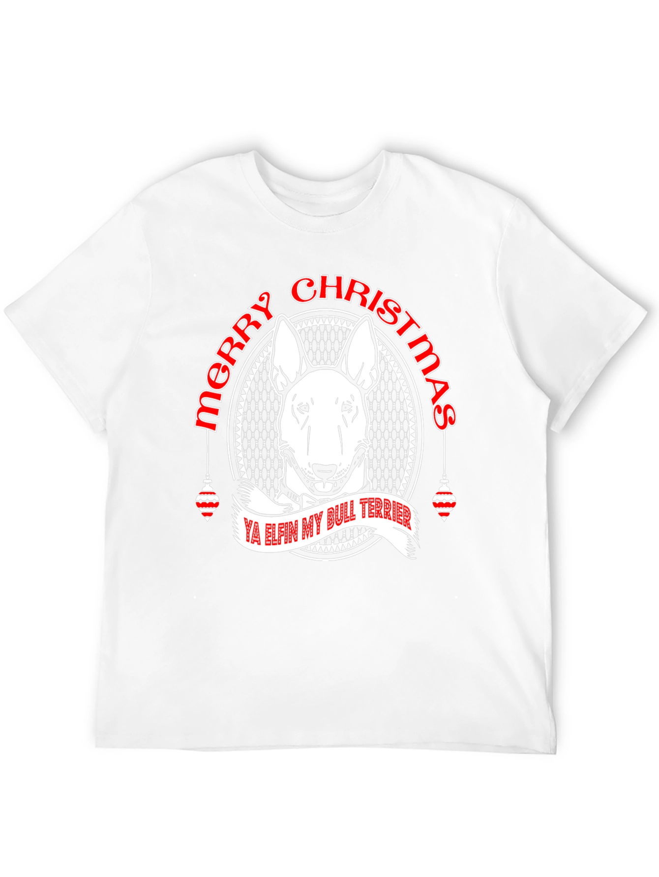 Merry Christmas Bull Terrier T-Shirt
