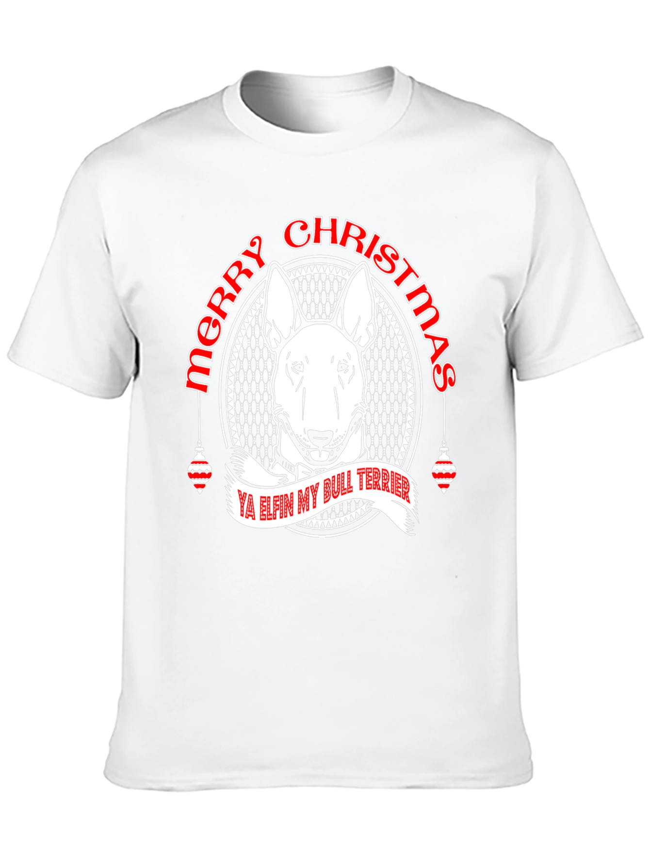 Merry Christmas Bull Terrier T-Shirt