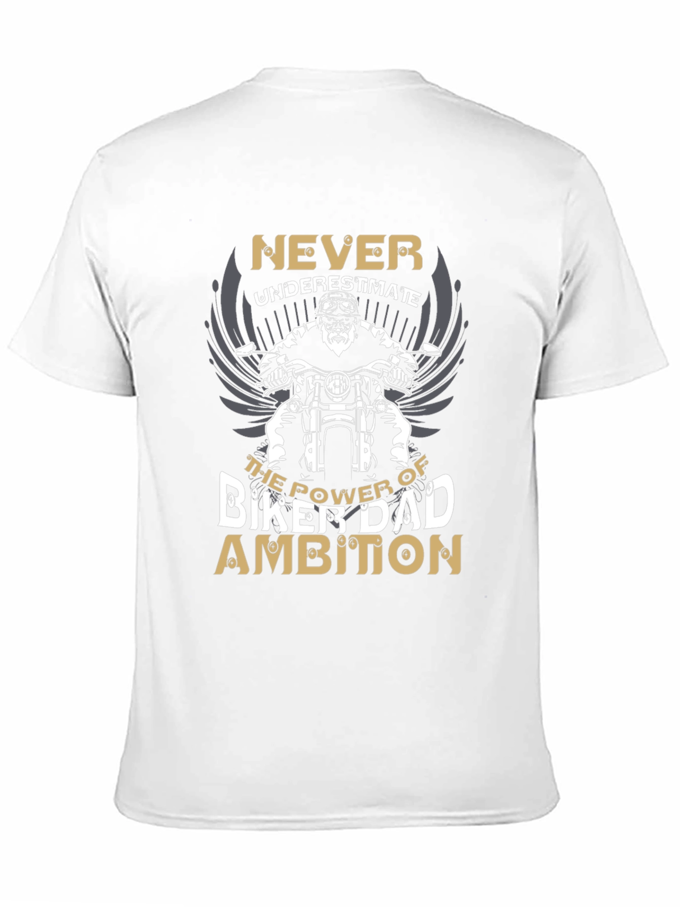 Biker Dad Ambition Graphic T-Shirt