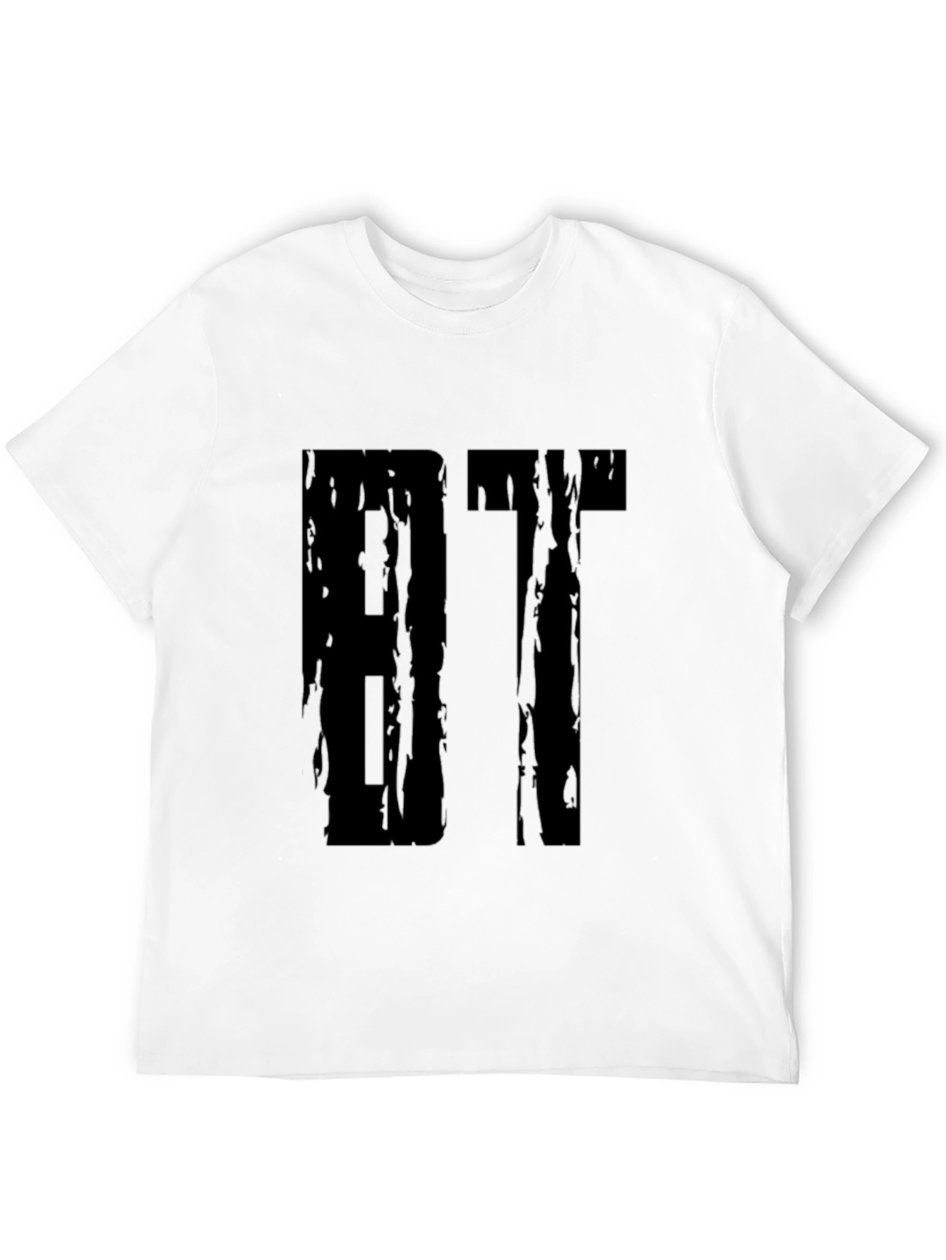 Distressed BT Graphic Black T-Shirt