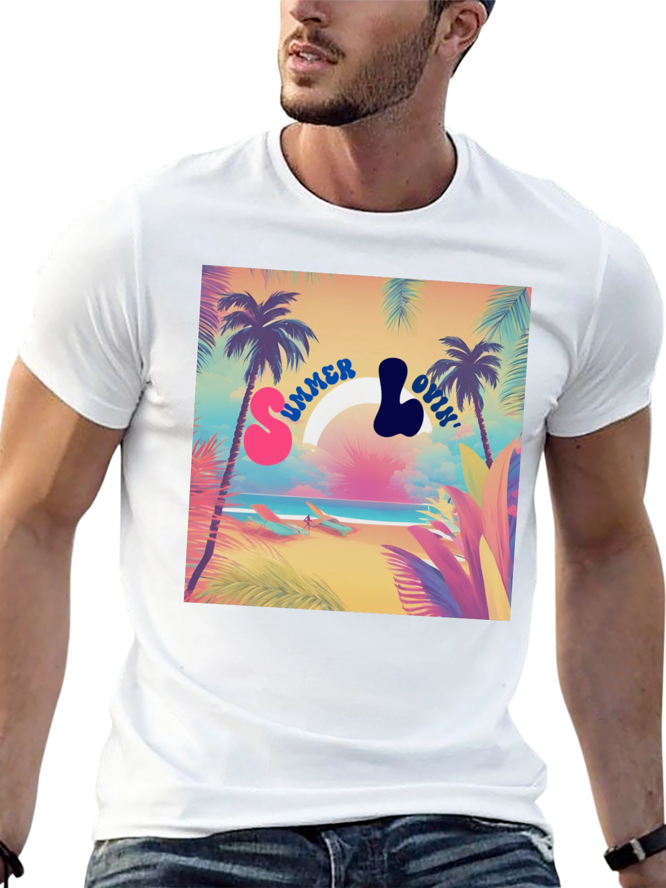 Summer Lovin Graphic Tee - Beach Vibes