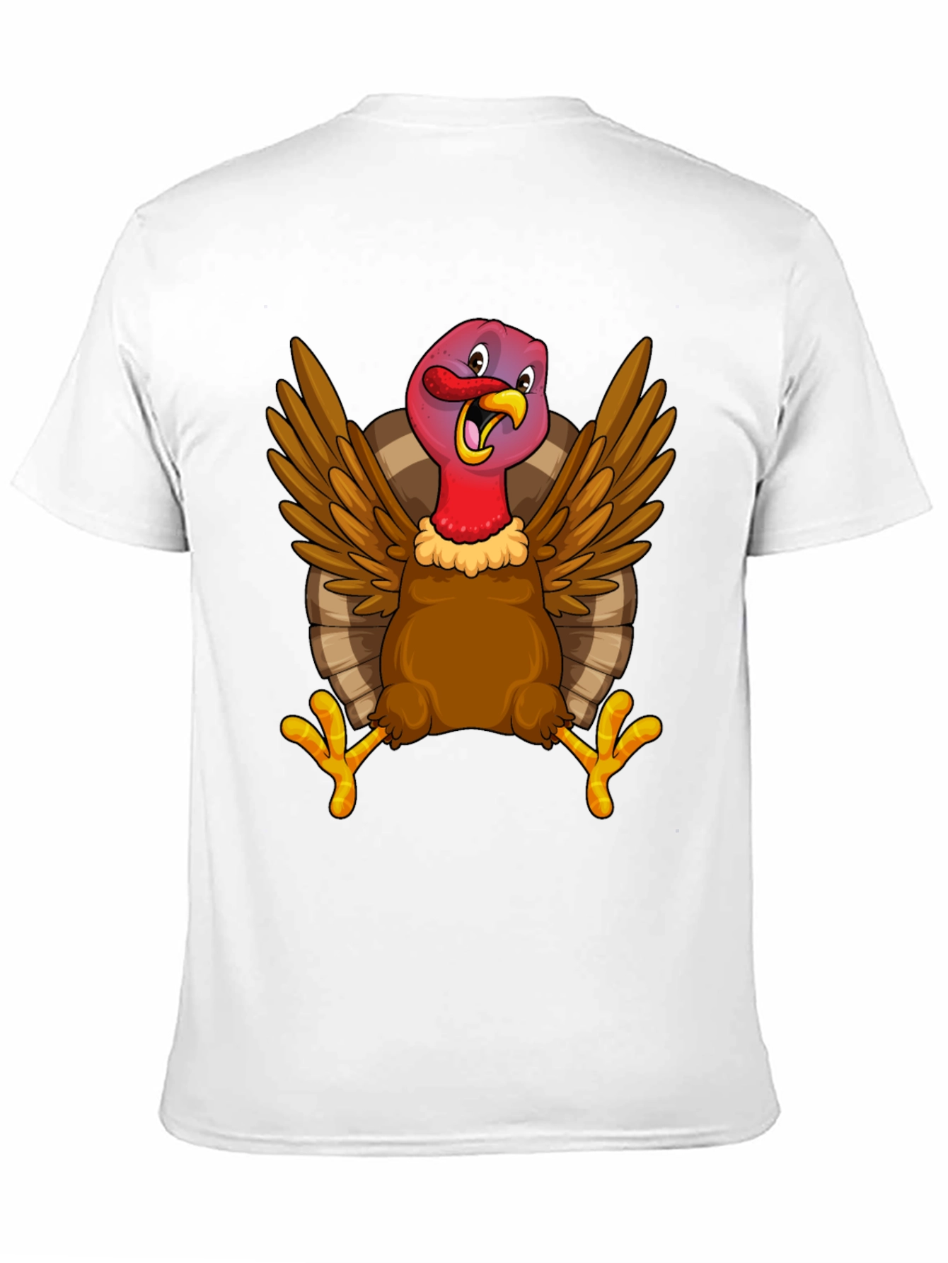 Funny Turkey Graphic Tee - Thanksgiving Holiday T-Shirt