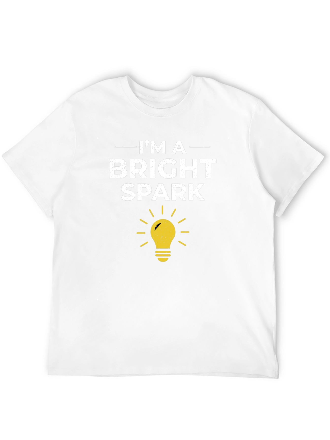 Bright Spark T-Shirt - Black Cotton Tee