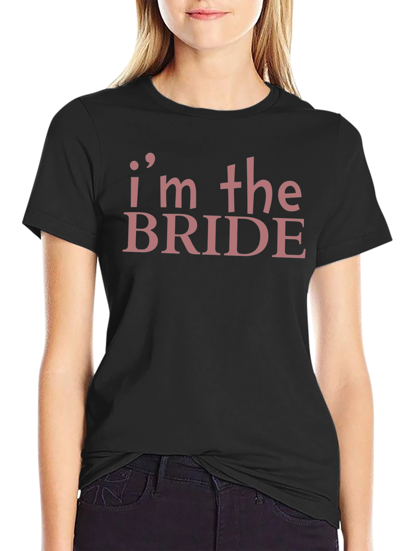Im the Bride T-Shirt Funny Wedding Party Tee