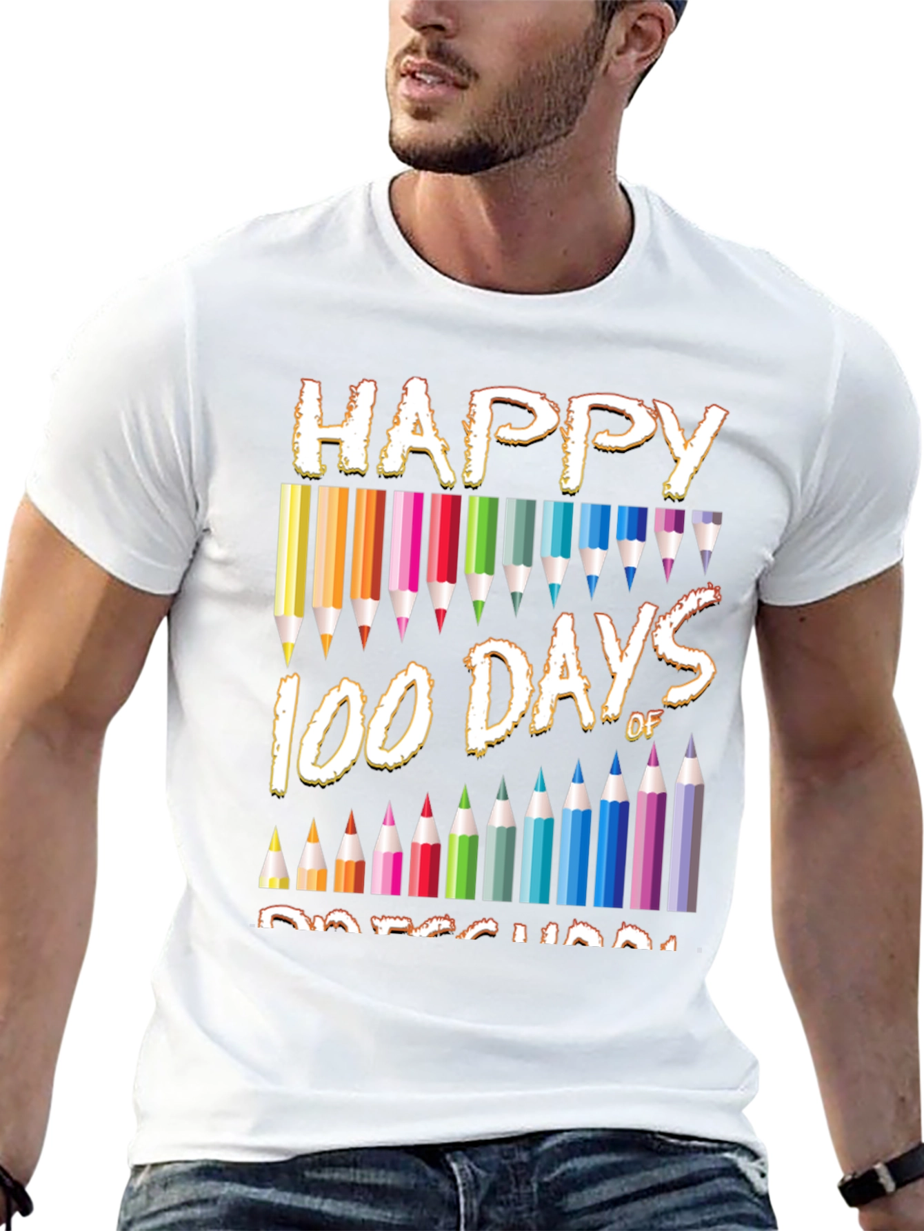 Happy 100 Days of Preschool T-Shirt