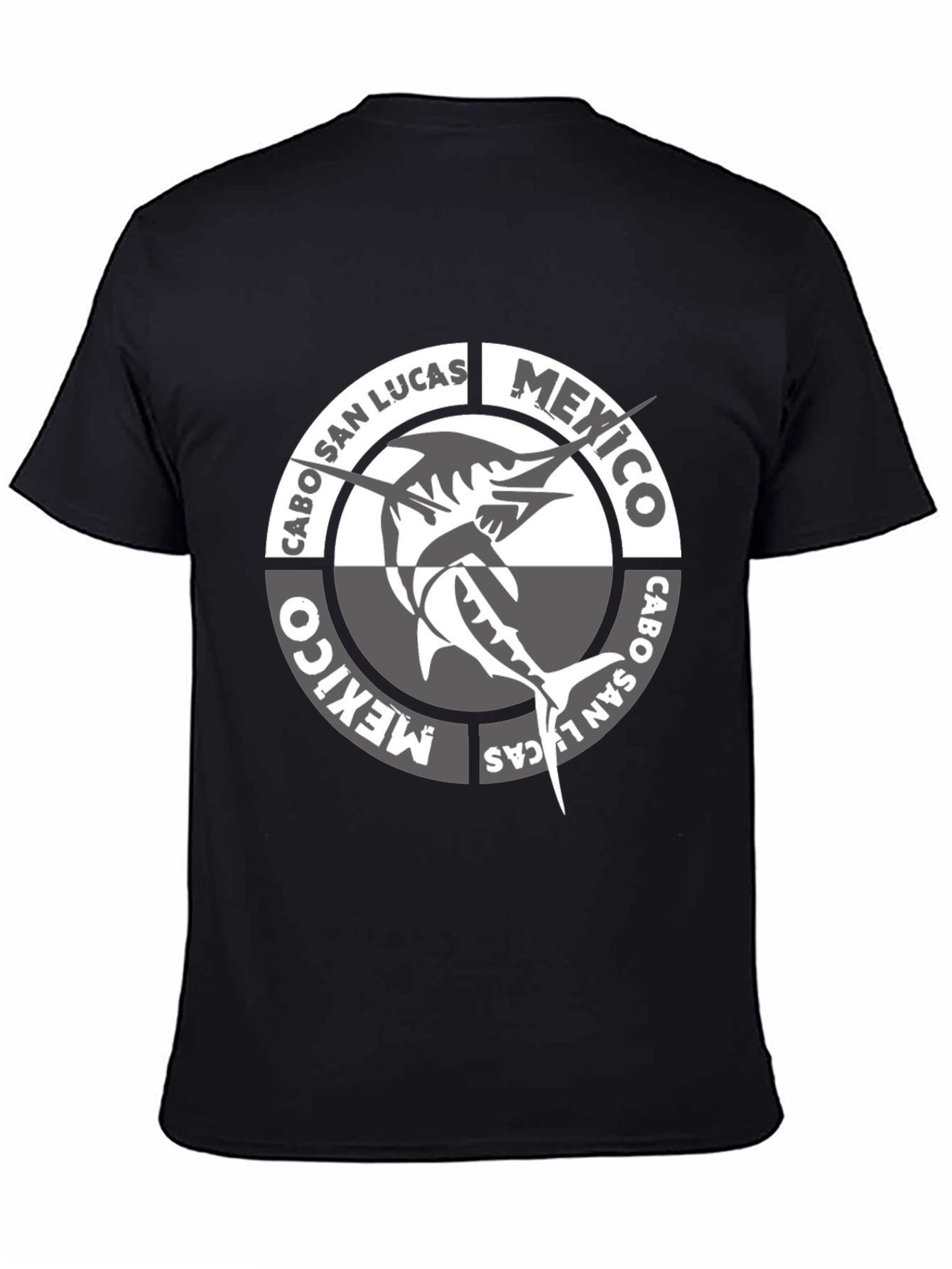 Cabo San Lucas Mexico Fish Graphic T-Shirt