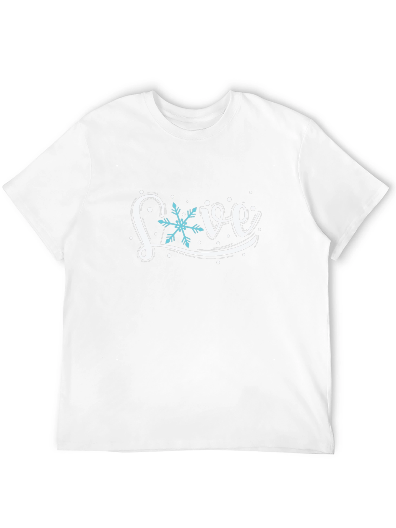Winter Snowflake Love Graphic T-Shirt