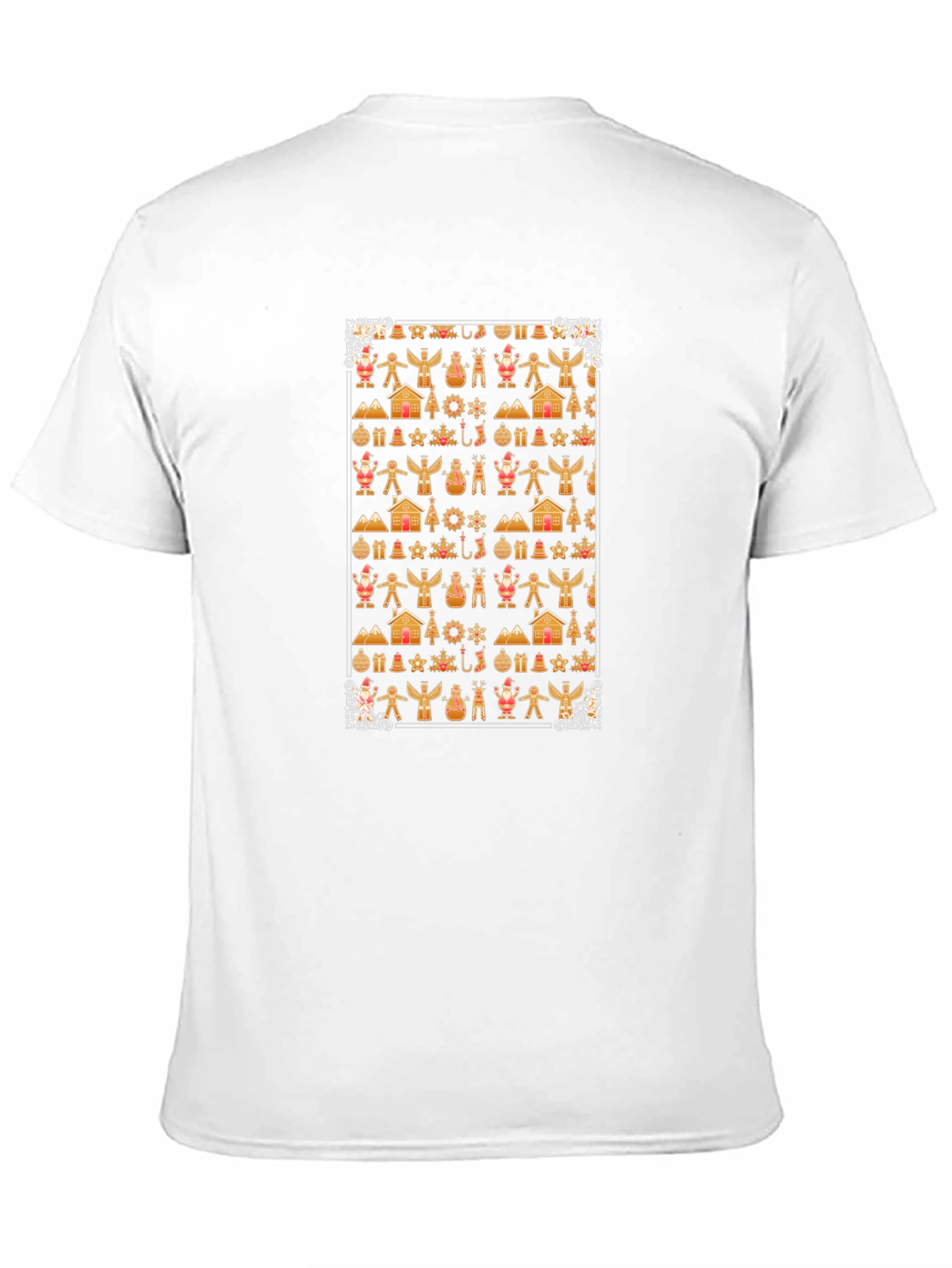 Christmas Gingerbread Pattern T-Shirt