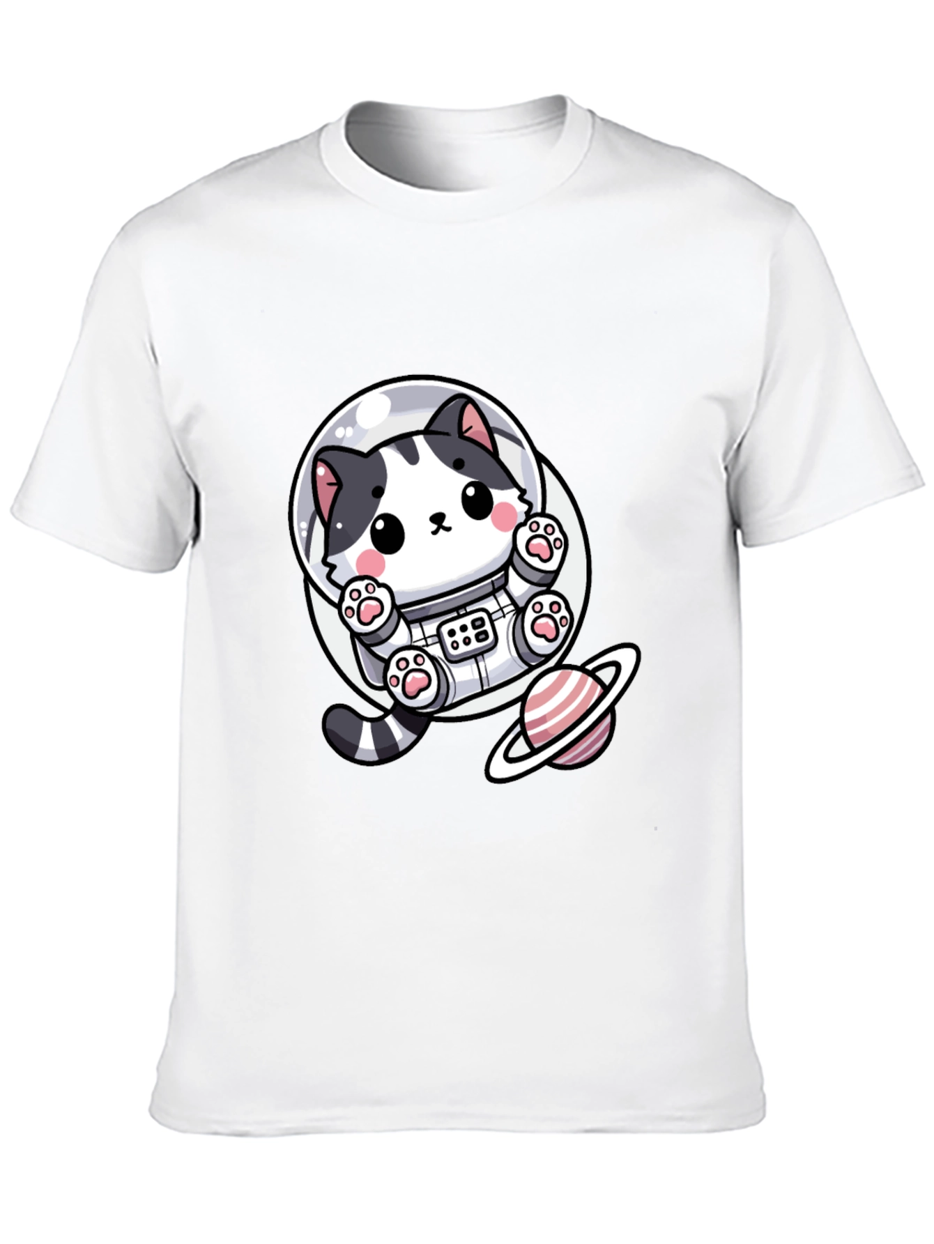 Astronaut Cat T-Shirt - Galaxy Space Kitten Tee