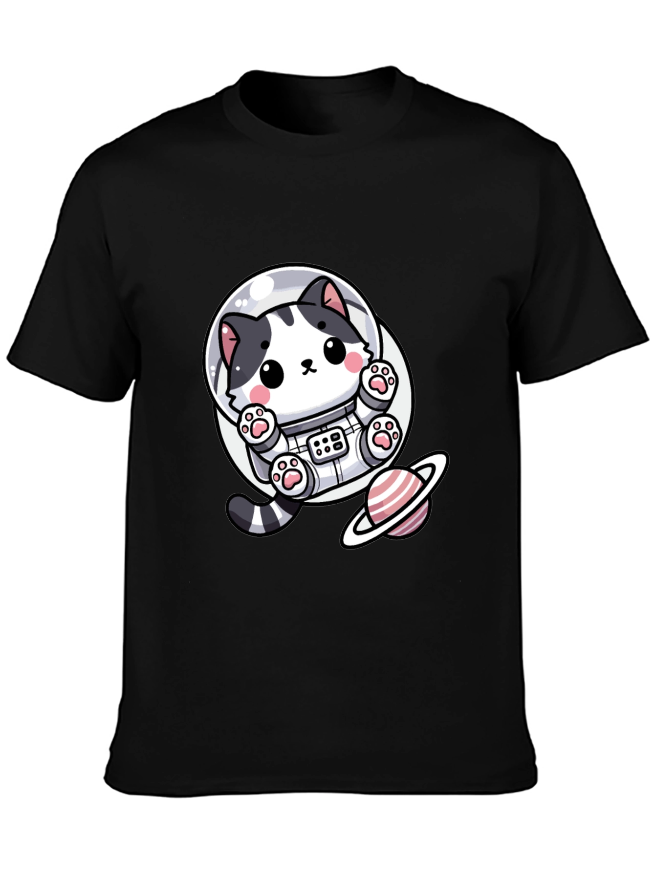 Astronaut Cat T-Shirt - Galaxy Space Kitten Tee
