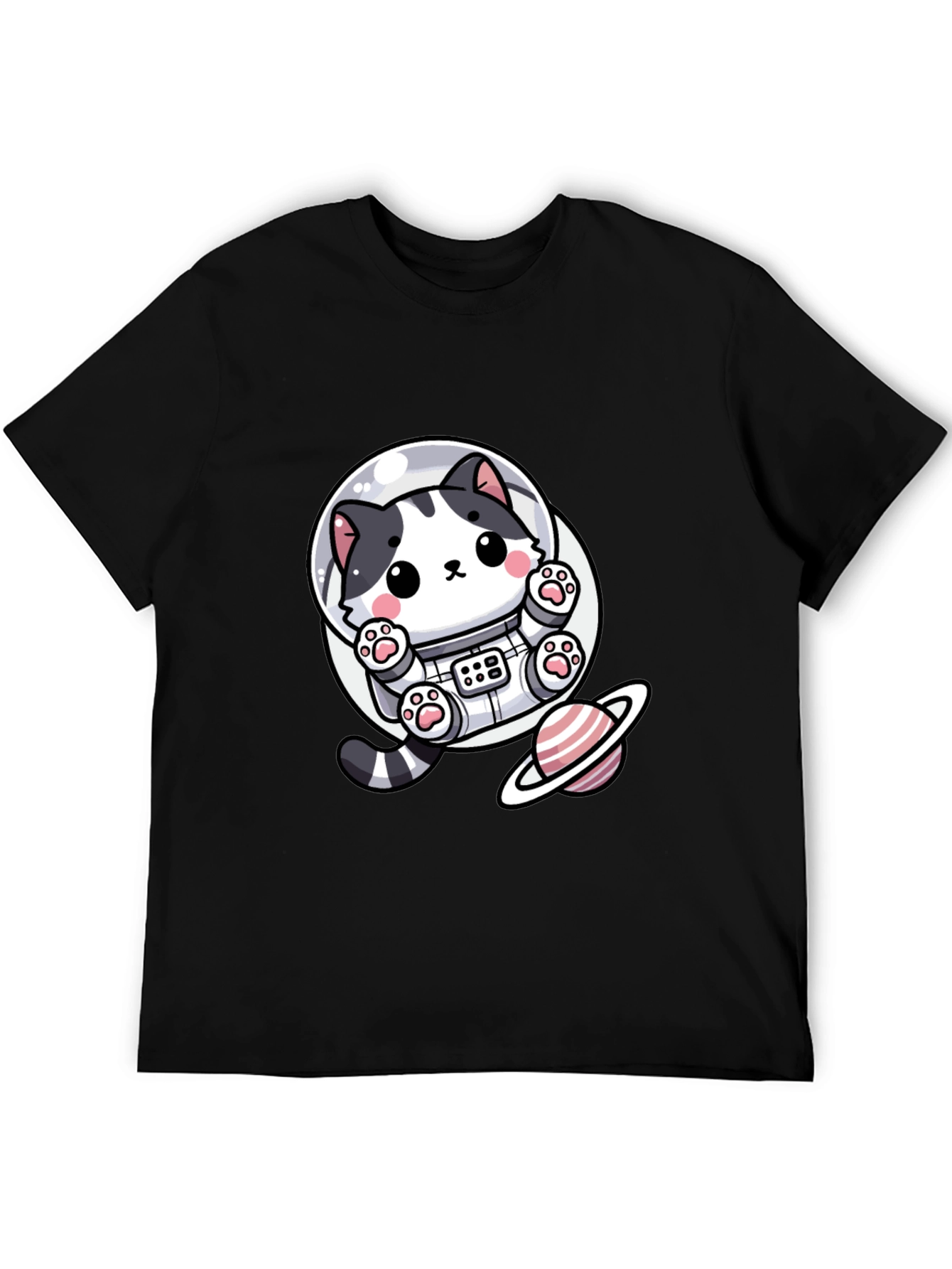 Astronaut Cat T-Shirt - Galaxy Space Kitten Tee