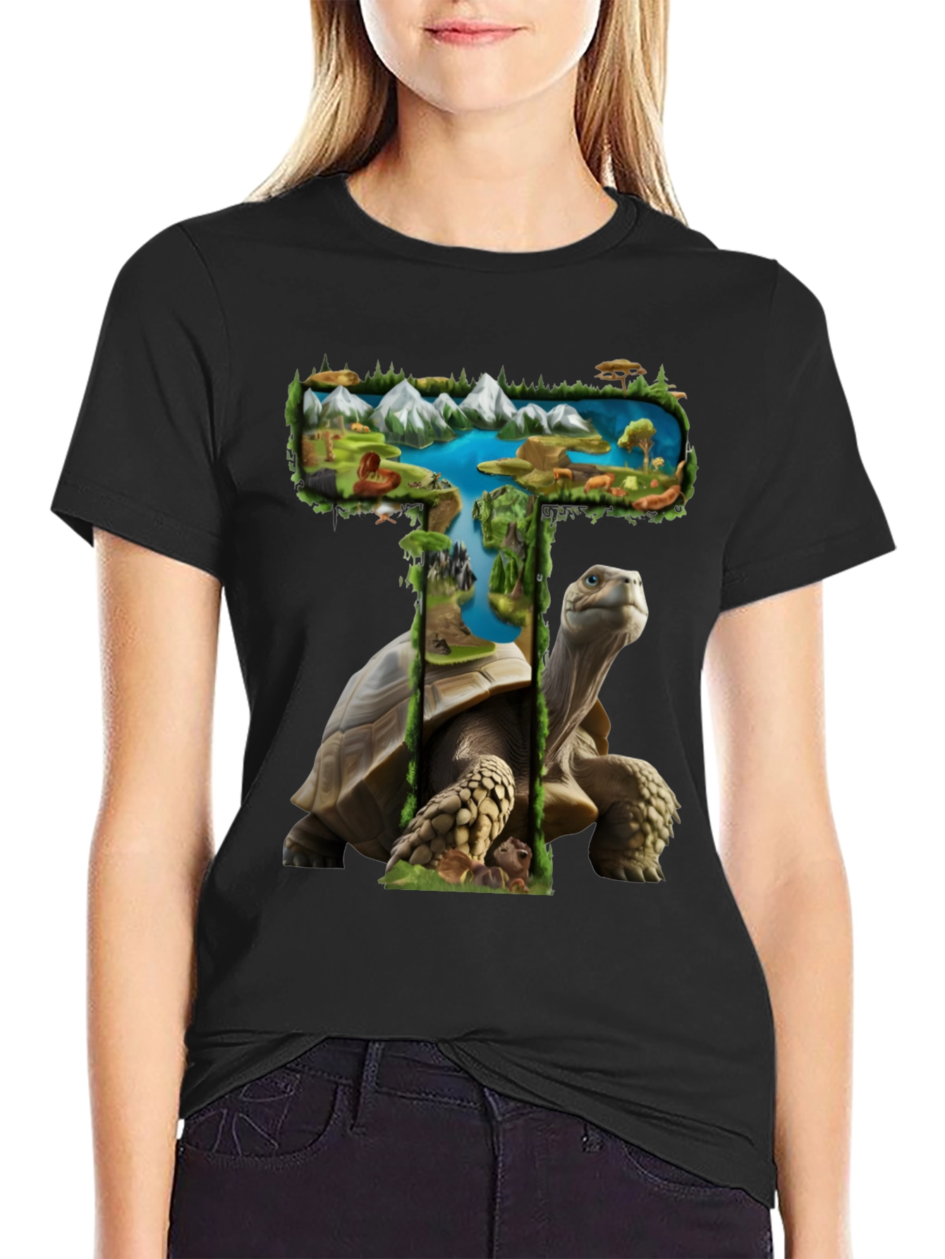 Tortoise T Graphic Tee