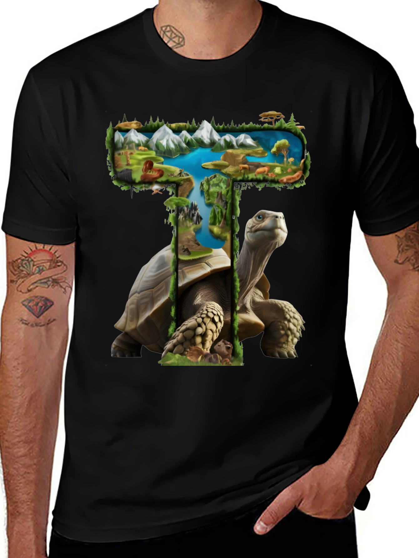 Tortoise T Graphic Tee