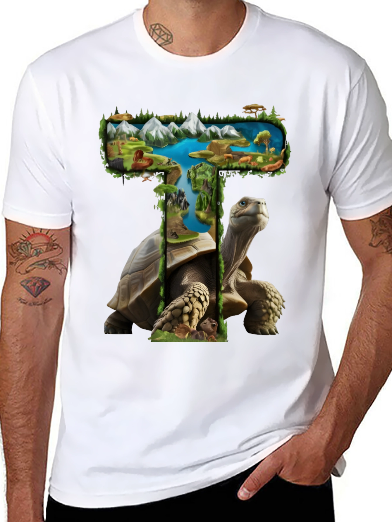 Tortoise T Graphic Tee