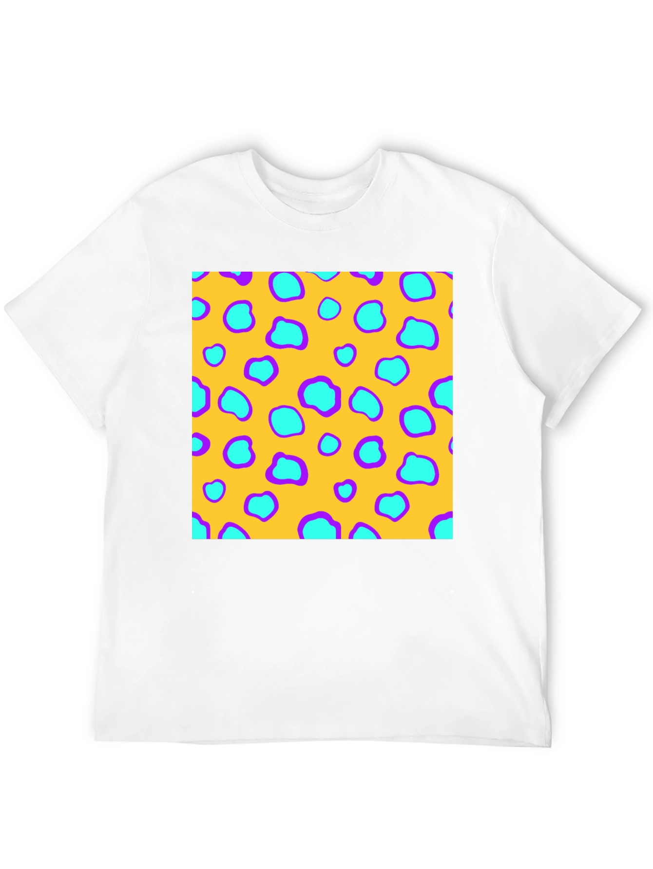 Patterned Crewneck T-Shirt