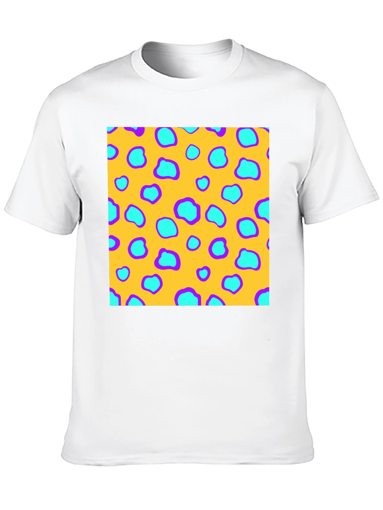 Patterned Crewneck T-Shirt