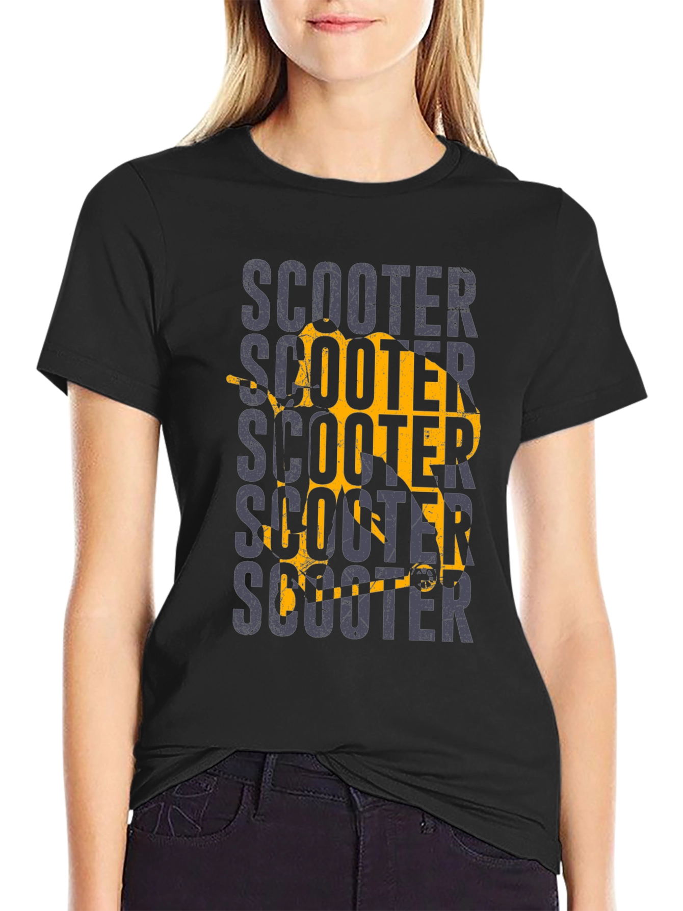Scooter Graphic Tee - Retro Motorcycle Shirt