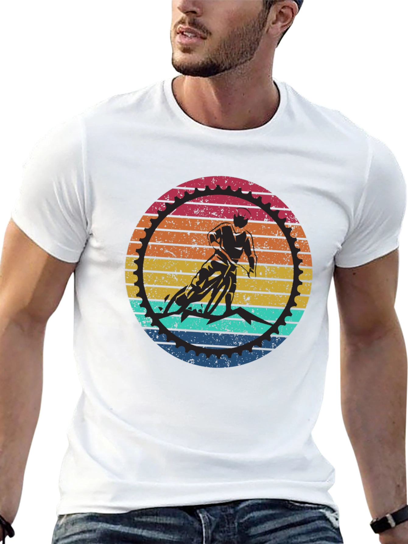 Retro Biker Graphic Tee